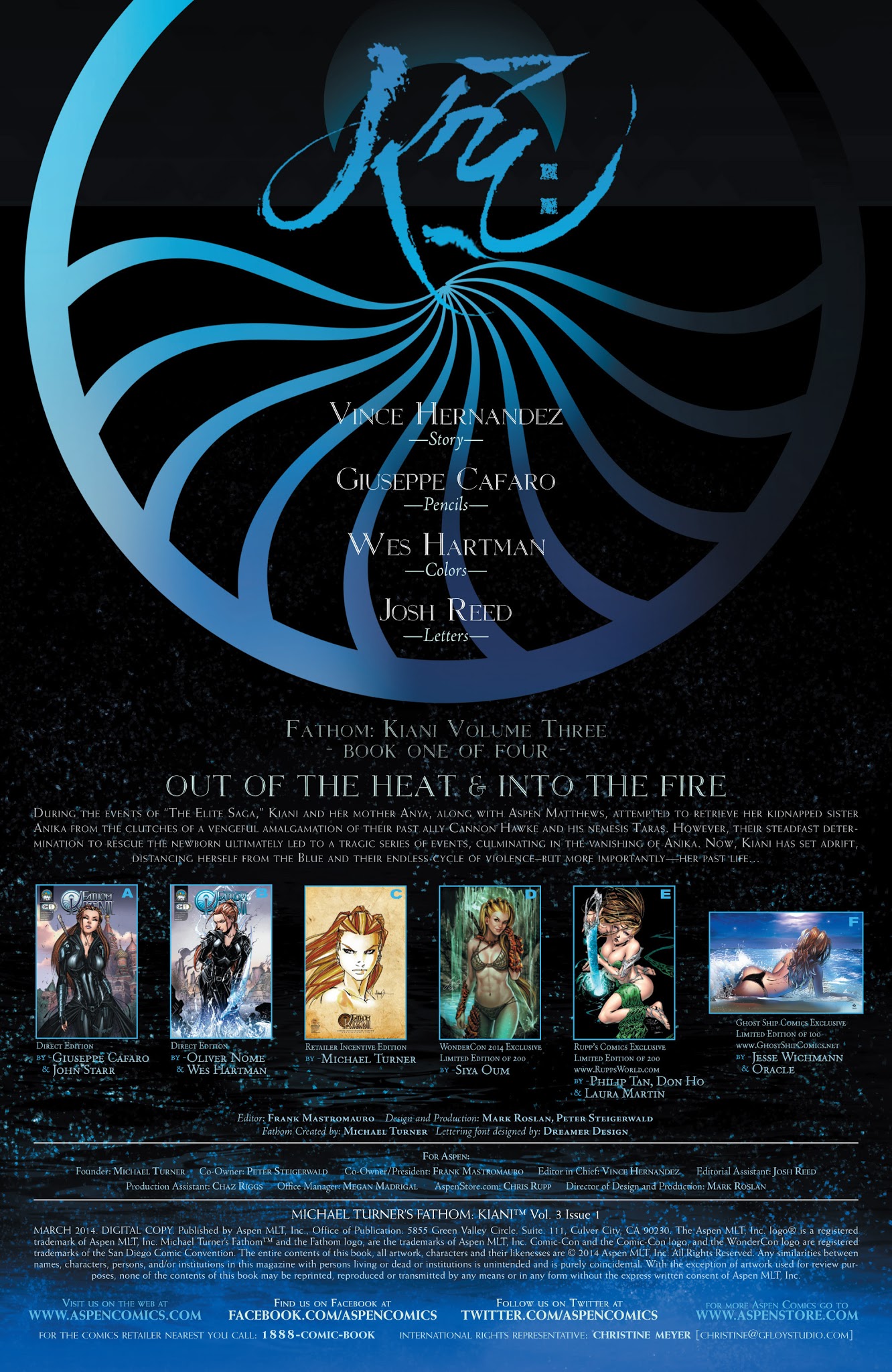 Read online Michael Turner's Fathom: Kiani (2014) comic -  Issue #1 - 3