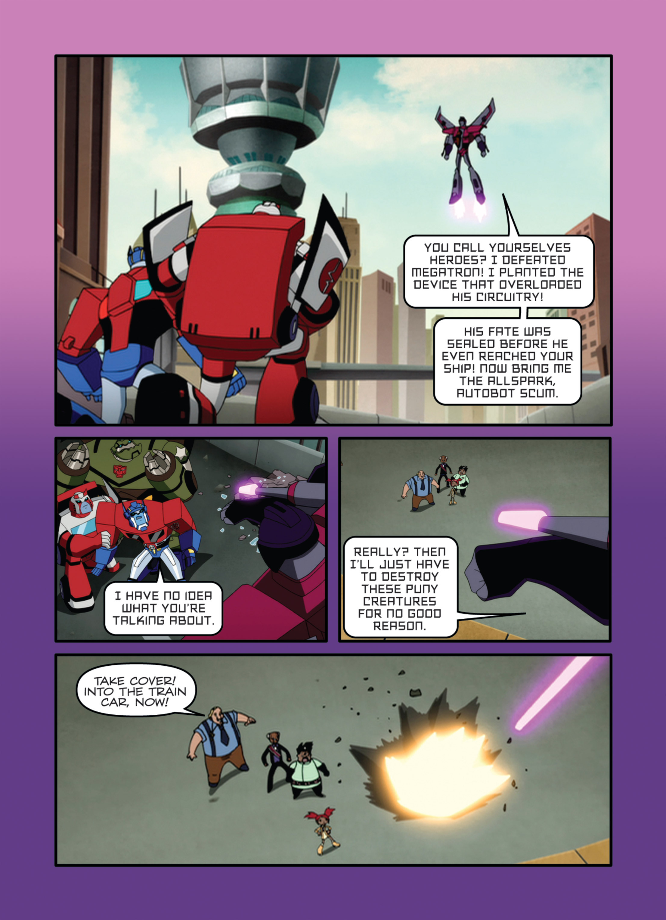 Read online Transformers Animated comic -  Issue #1 - 88
