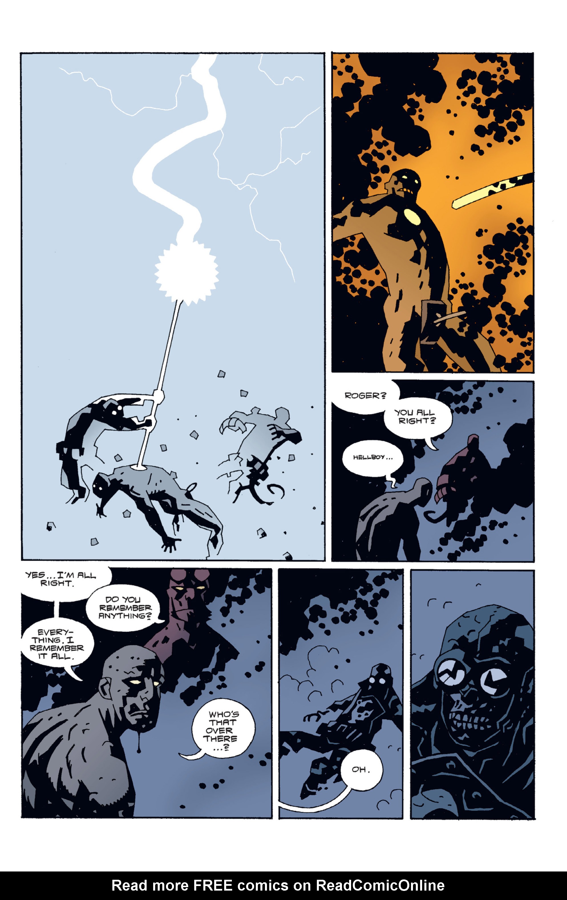 Read online Hellboy comic -  Issue #5 - 128