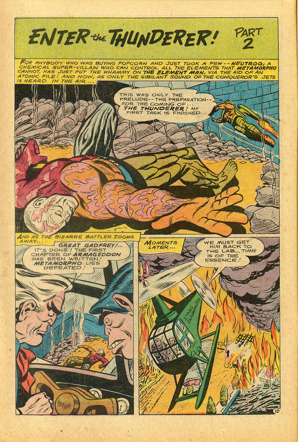 Read online Metamorpho comic -  Issue #14 - 14