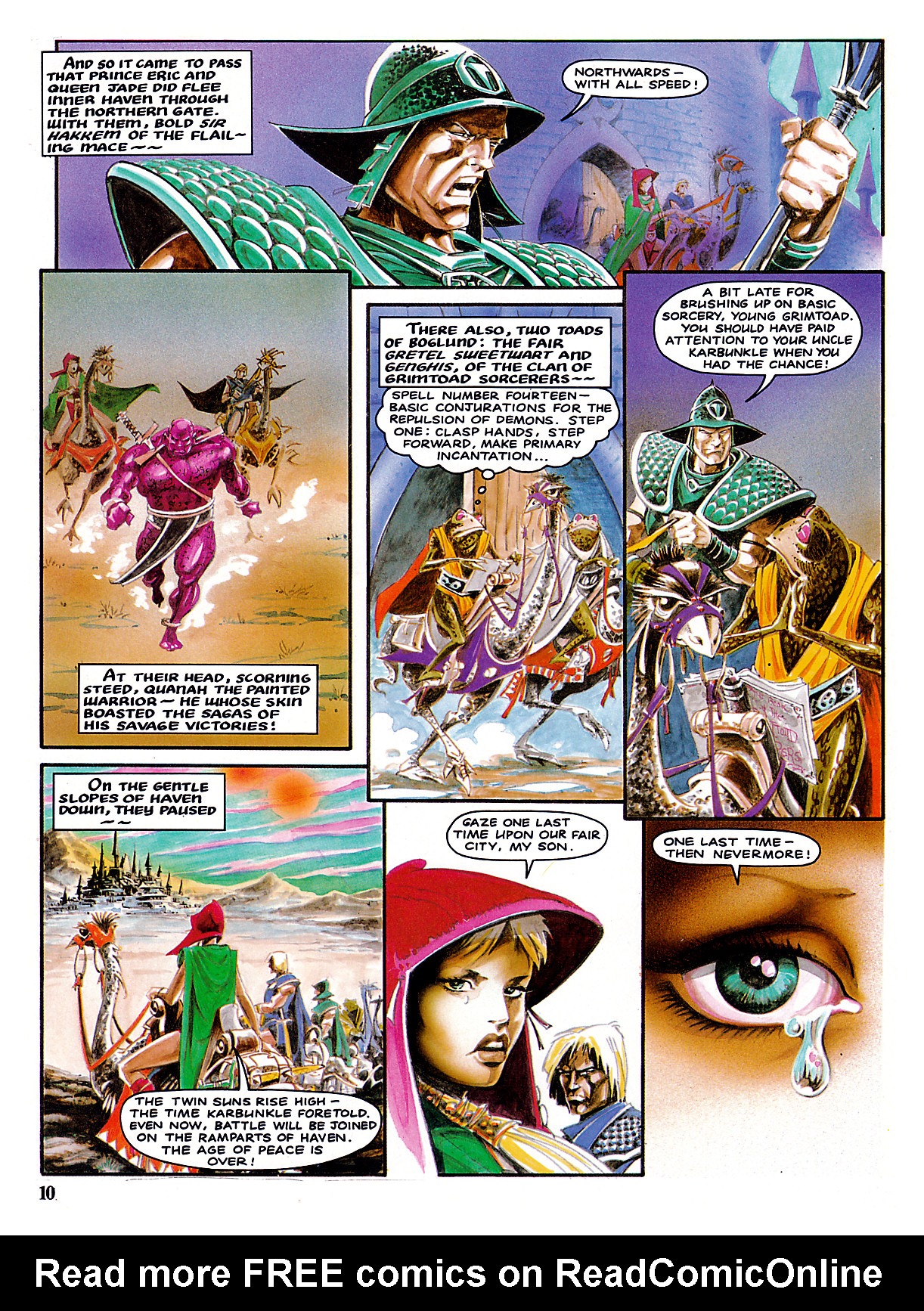 Read online Marvel Graphic Novel comic -  Issue #3 - The Chronicles of Genghis Grimtoad - 10