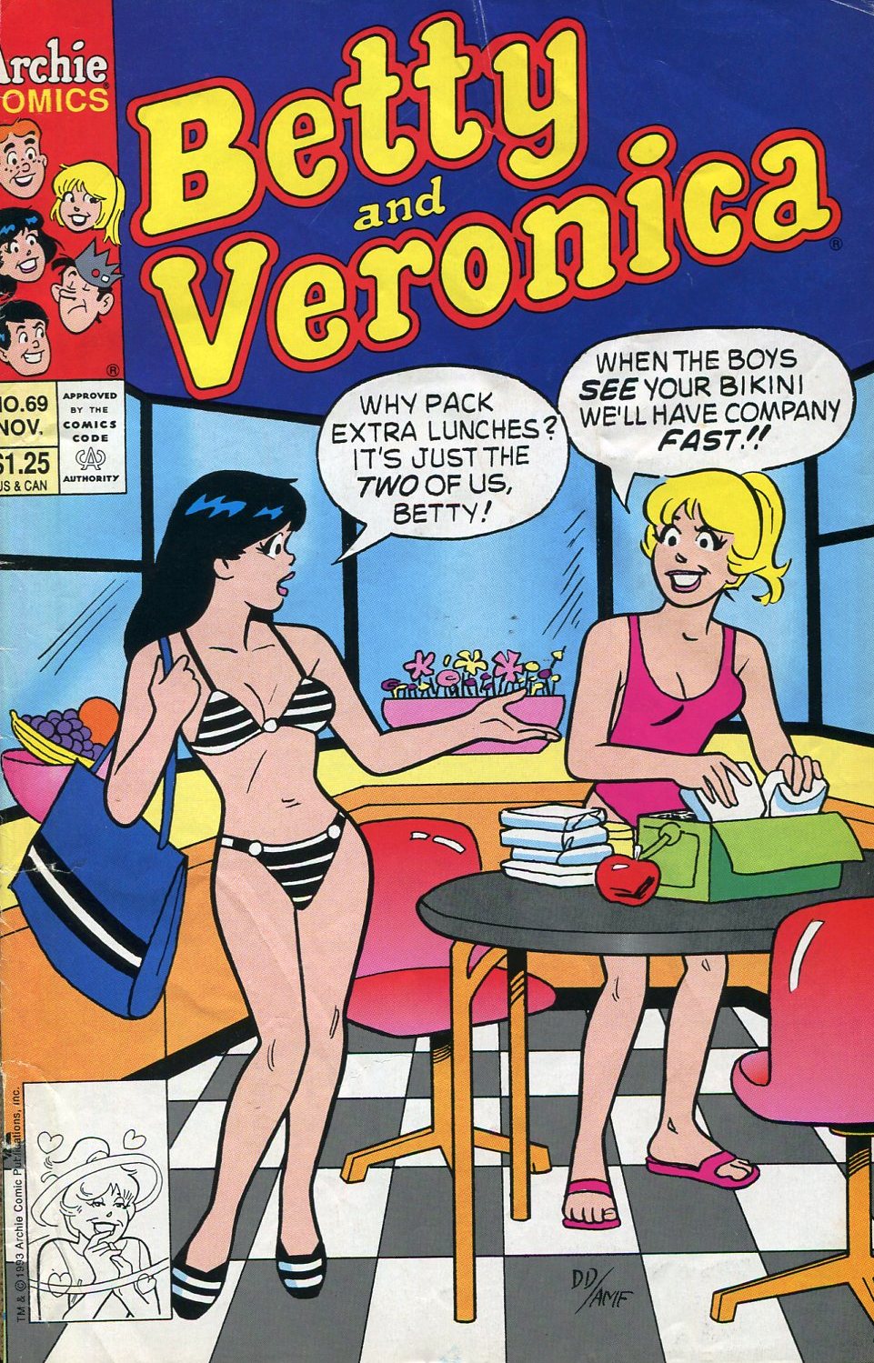 Read online Betty and Veronica (1987) comic -  Issue #69 - 1