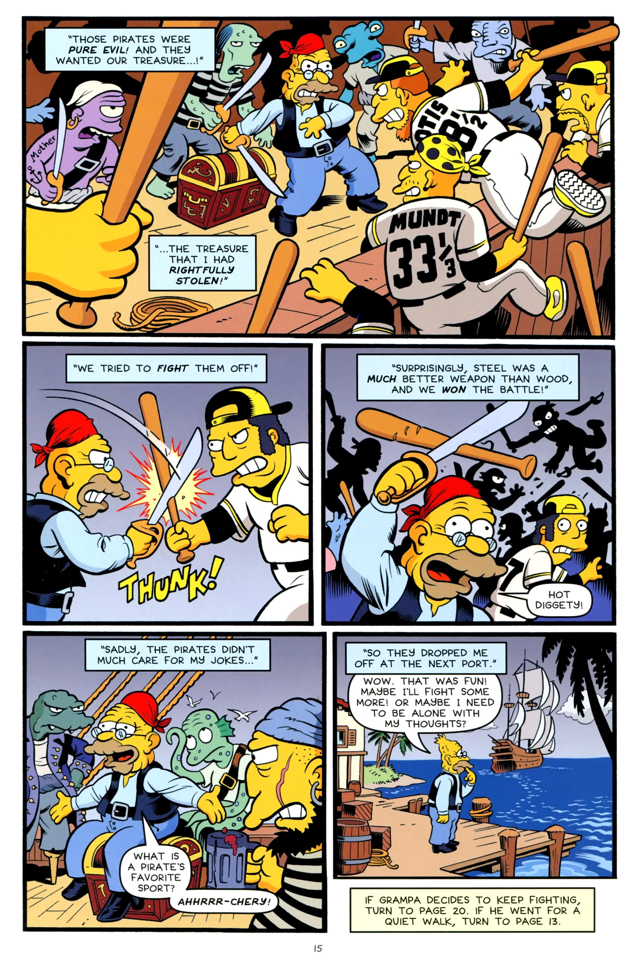 Read online Simpsons One-Shot Wonders: Grampa comic -  Issue # Full - 17