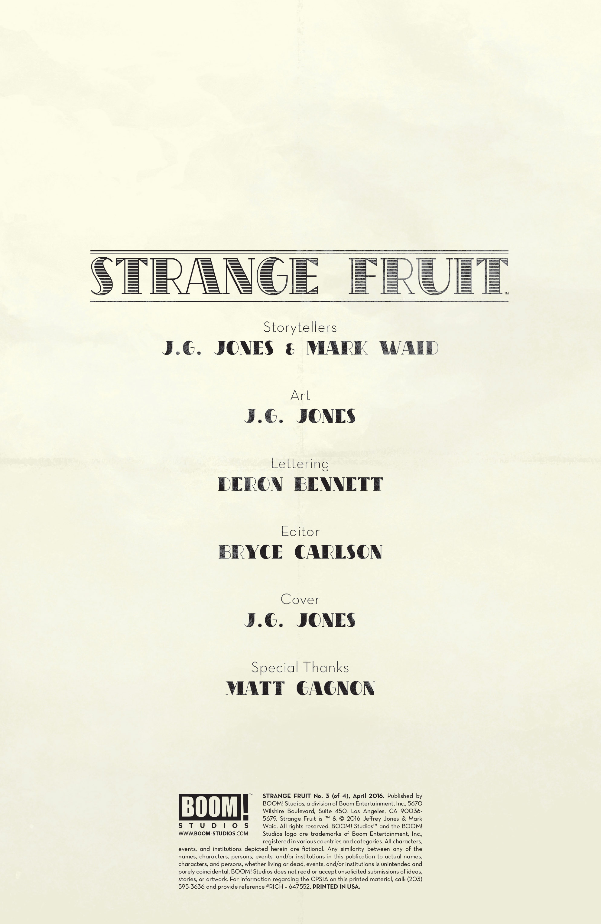 Read online Strange Fruit comic -  Issue #3 - 2