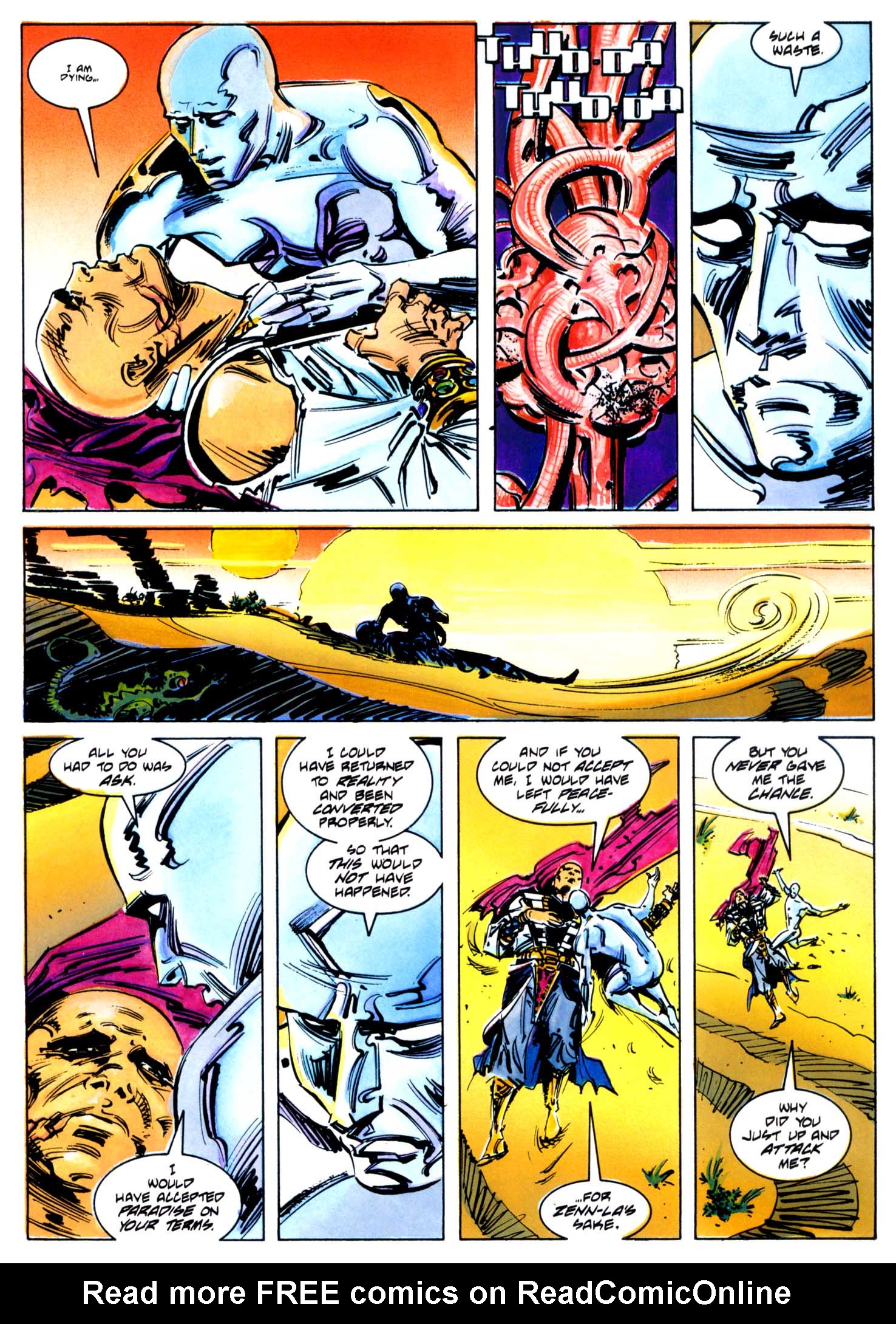 Read online Marvel Graphic Novel comic -  Issue #71 - Silver Surfer - Homecoming - 41