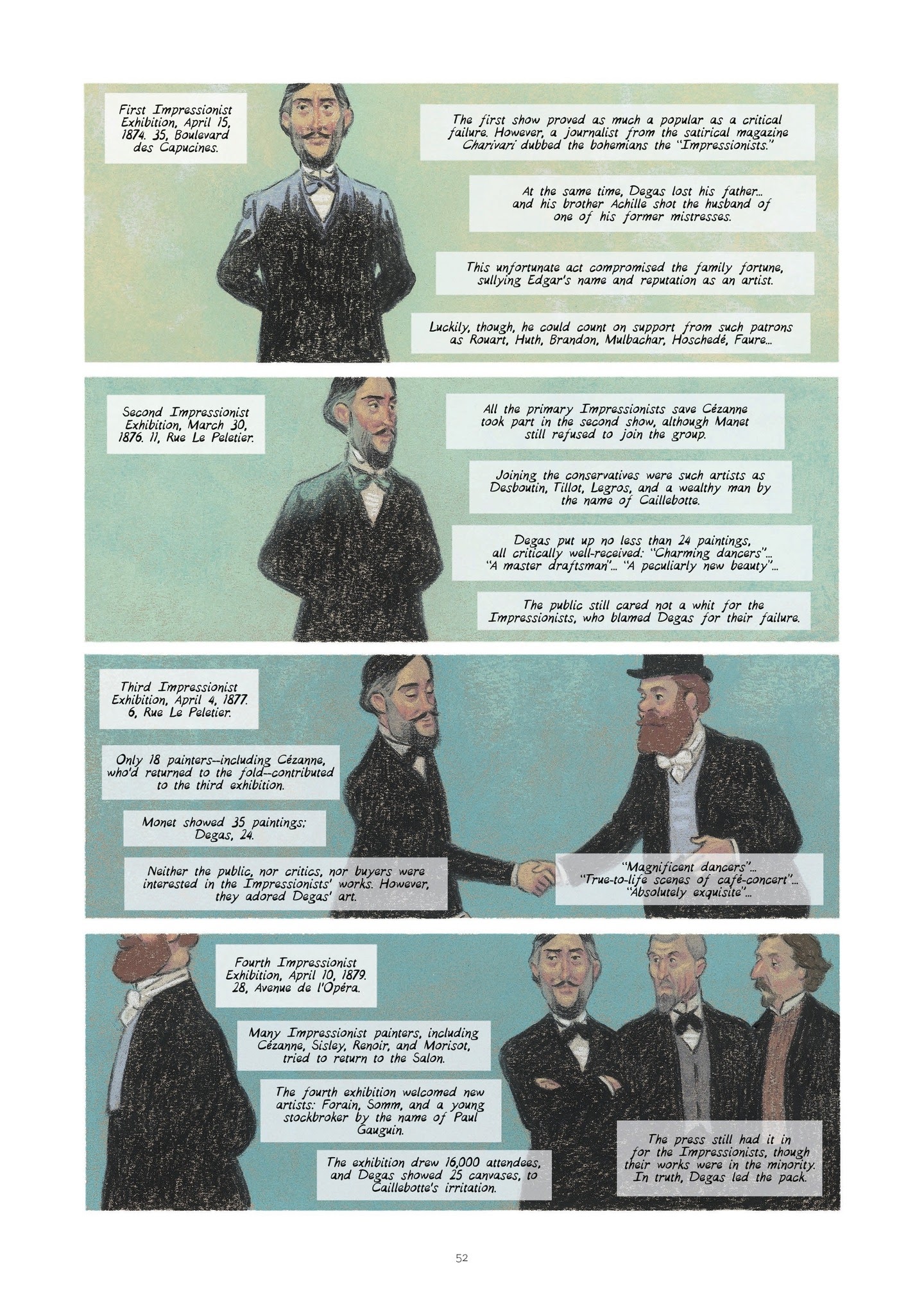 Read online Degas and Cassatt: The Dance of Solitude comic -  Issue # TPB - 51