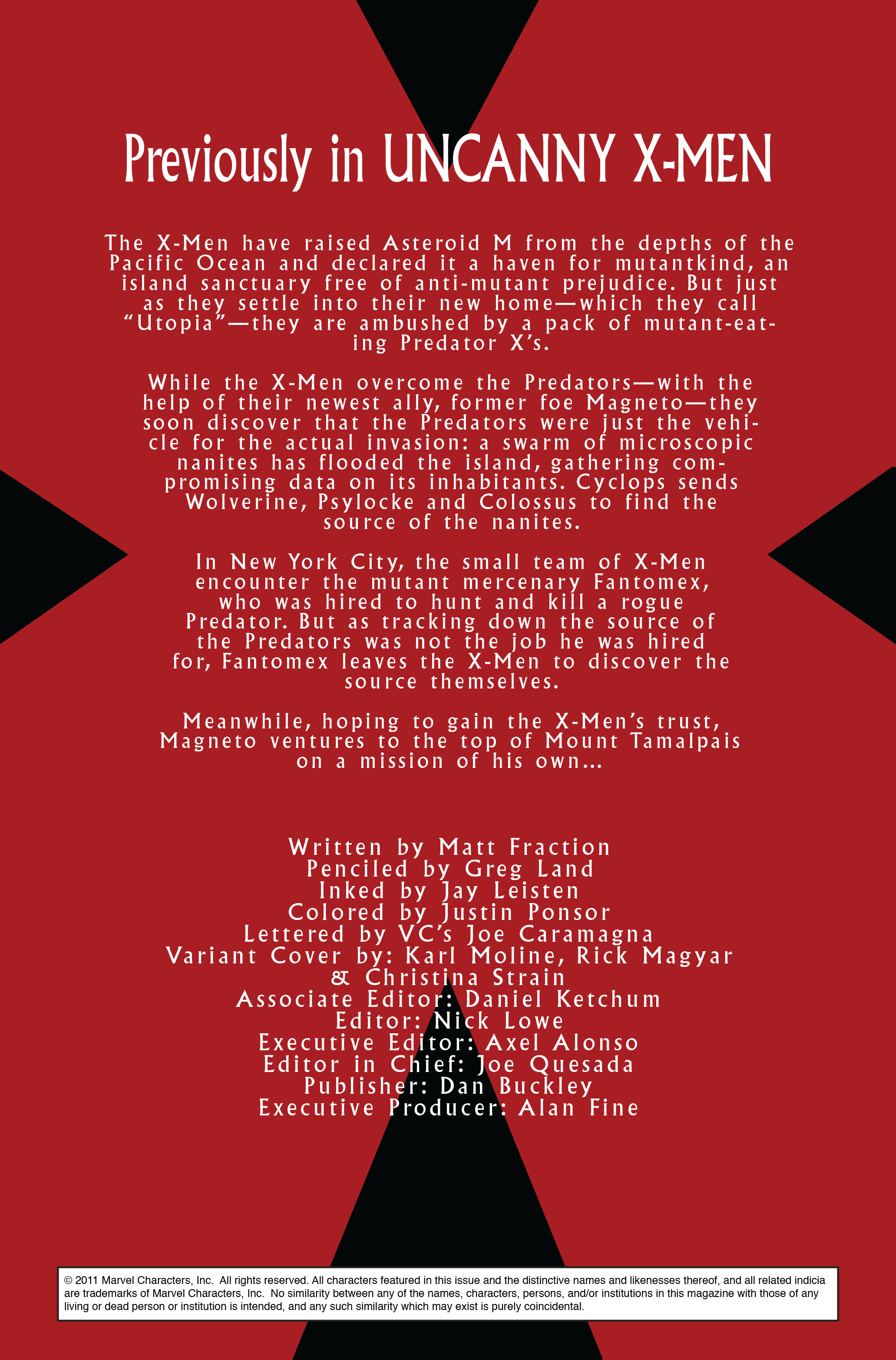 Read online Uncanny X-Men (1963) comic -  Issue #521 - 2