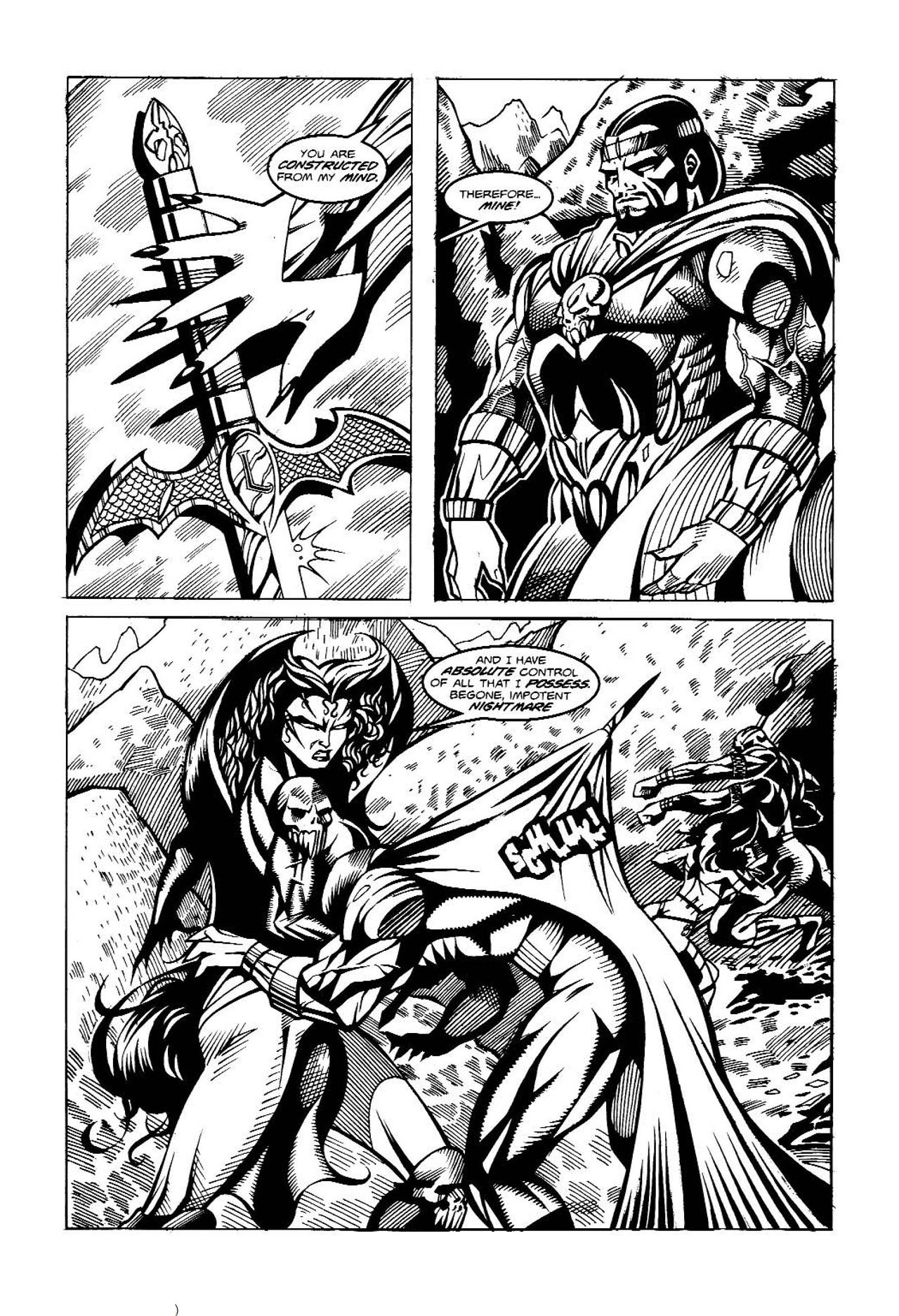 Read online Vampress Luxura / Baby Angel X comic -  Issue #1 - 17
