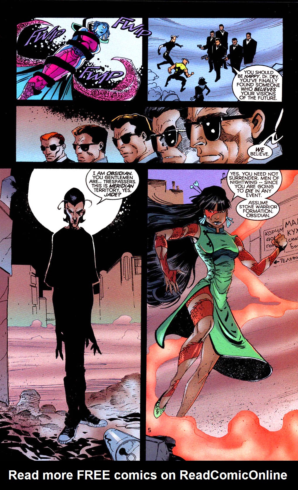 Read online Tangent Comics/ Nightwing: Night Force comic -  Issue # Full - 6