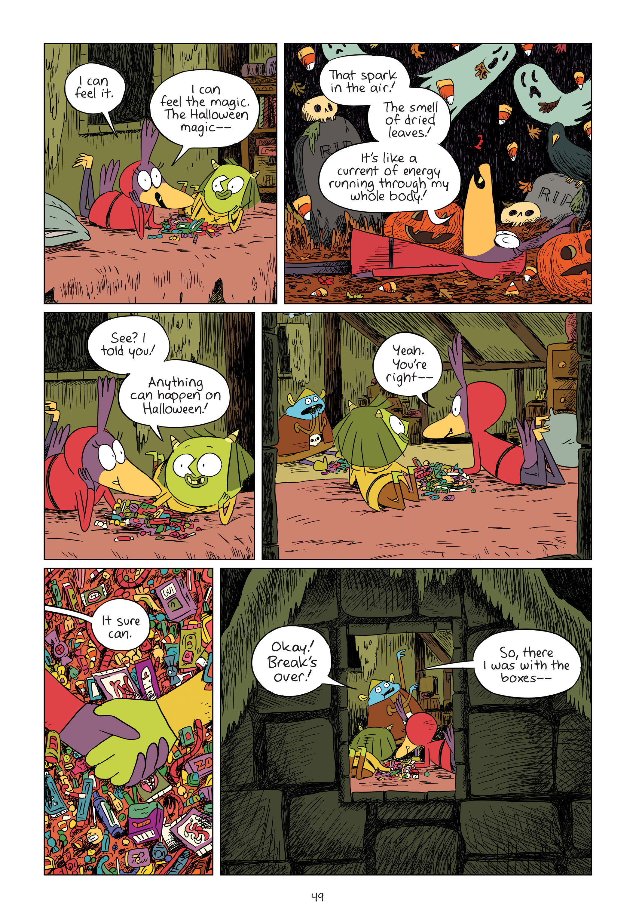 Read online Costume Quest: Invasion of the Candy Snatchers comic -  Issue # Full - 49