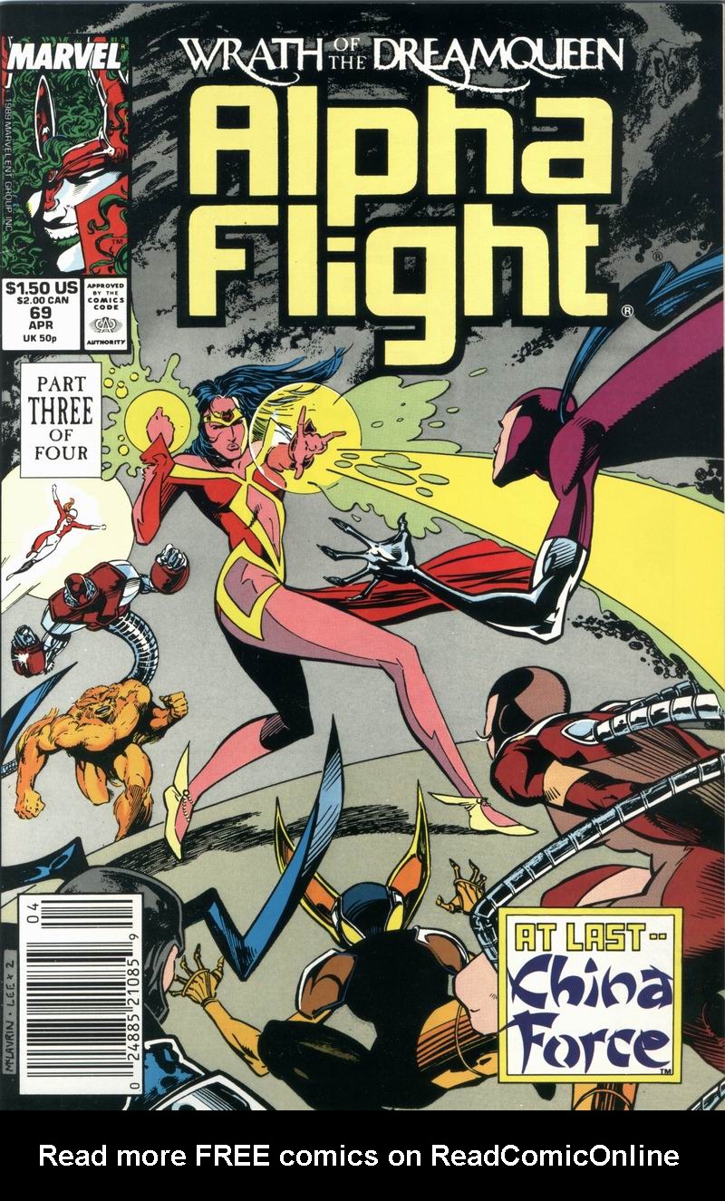 Read online Alpha Flight (1983) comic -  Issue #69 - 1