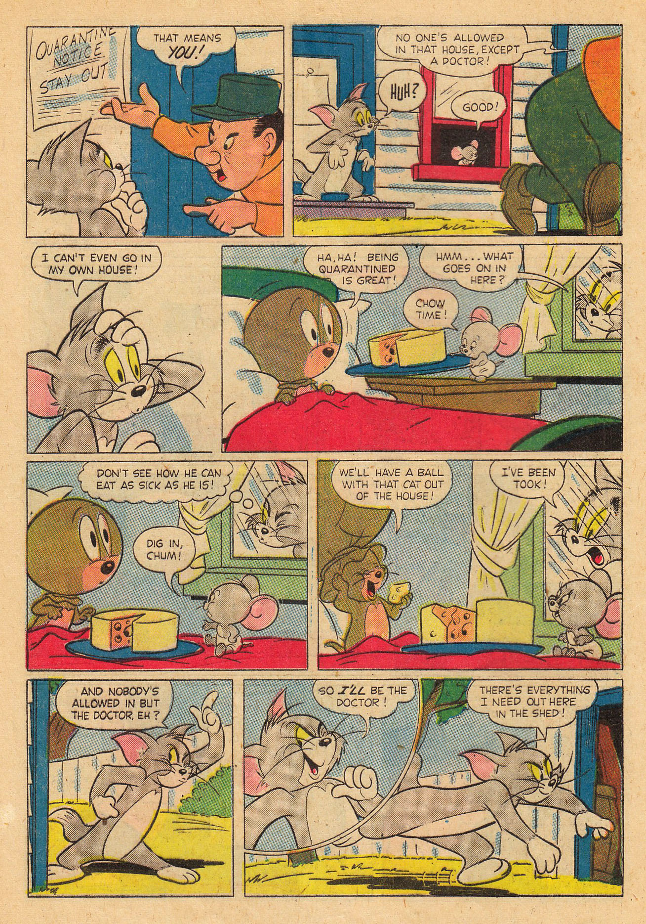 Read online Tom & Jerry Comics comic -  Issue #153 - 8