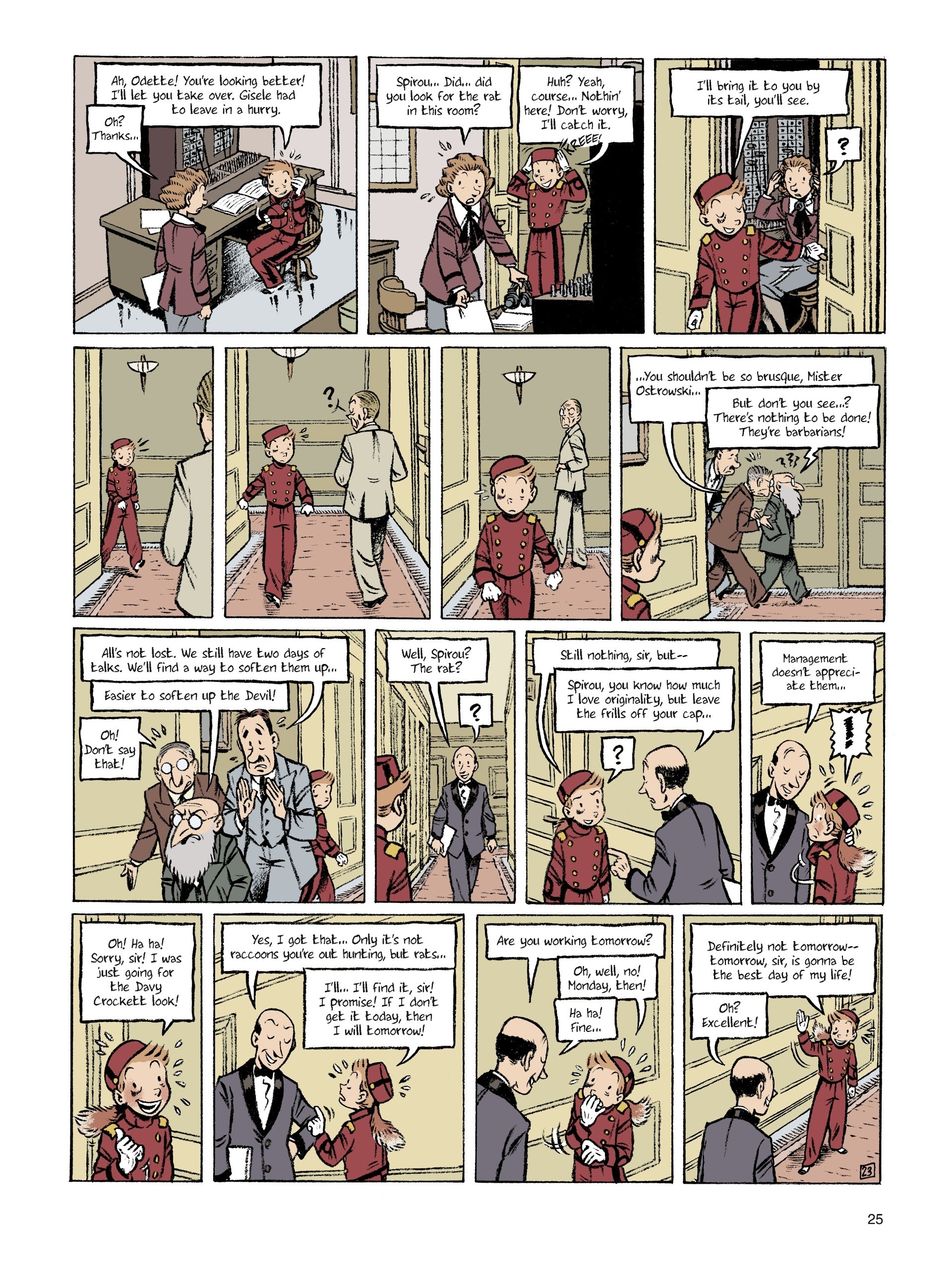 Read online Spirou: The Diary of a Naive Young Man comic -  Issue # TPB - 25