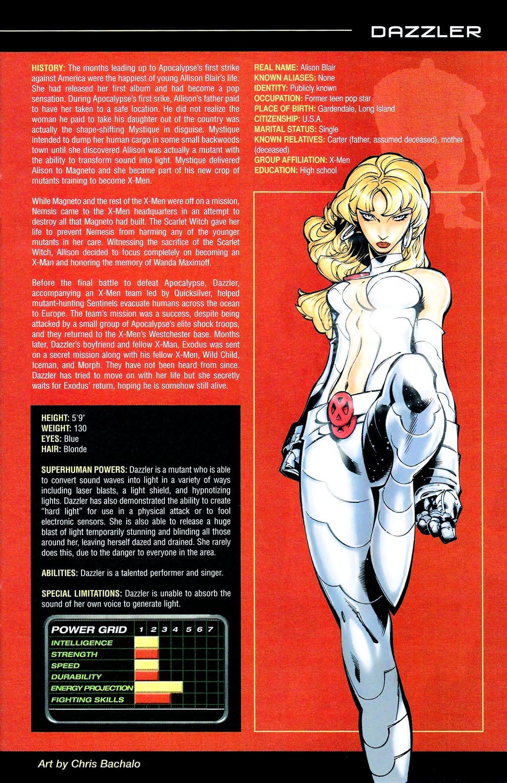 Read online Official Handbook of the Marvel Universe: X-Men Age of Apocalypse 2005 comic -  Issue # Full - 17