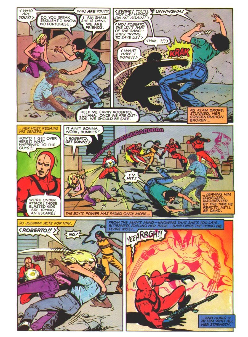Read online Marvel Graphic Novel comic -  Issue #4 - The New Mutants - 32