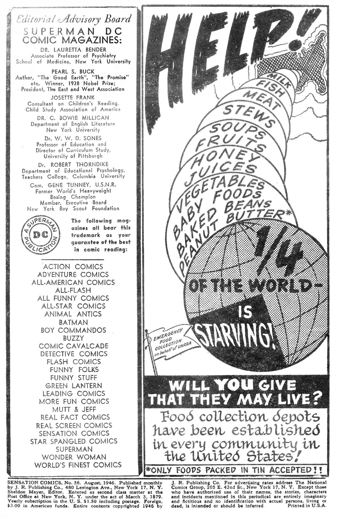 Read online Sensation (Mystery) Comics comic -  Issue #56 - 2