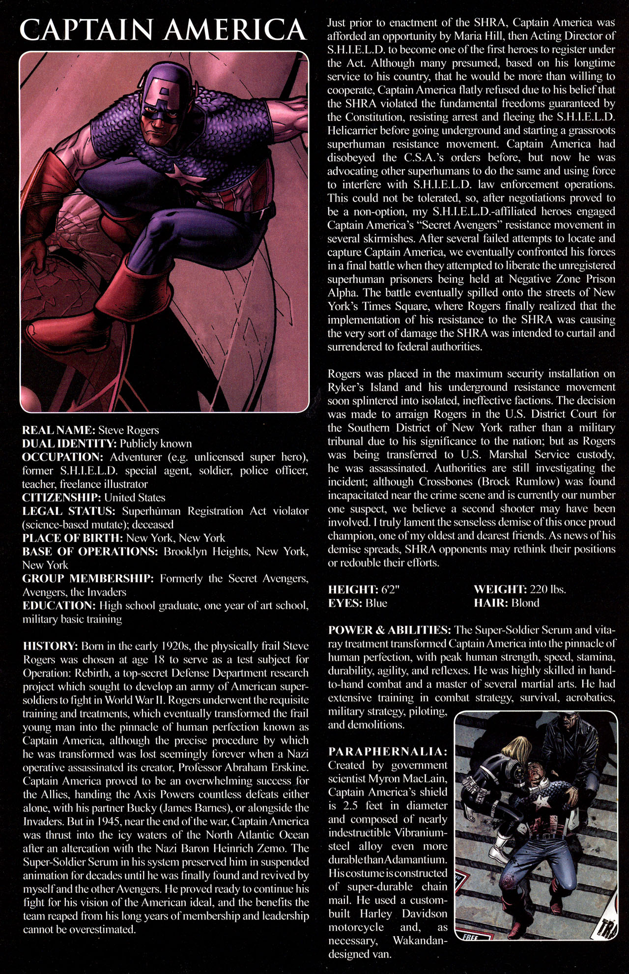 Read online Civil War: Battle Damage Report comic -  Issue # Full - 15