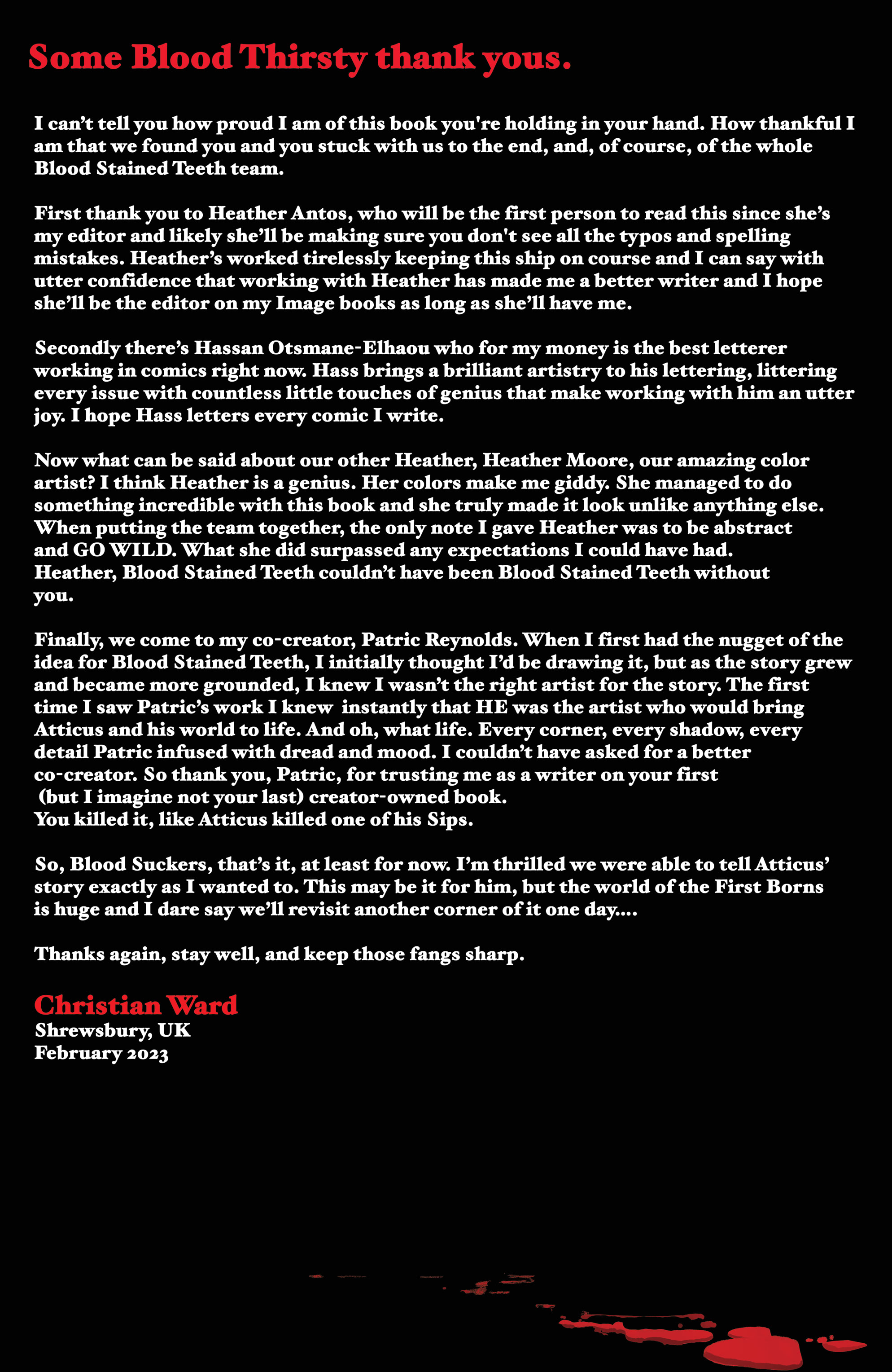 Read online Blood Stained Teeth comic -  Issue #10 - 29