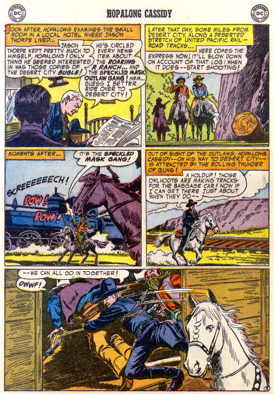 Read online Hopalong Cassidy comic -  Issue #91 - 5