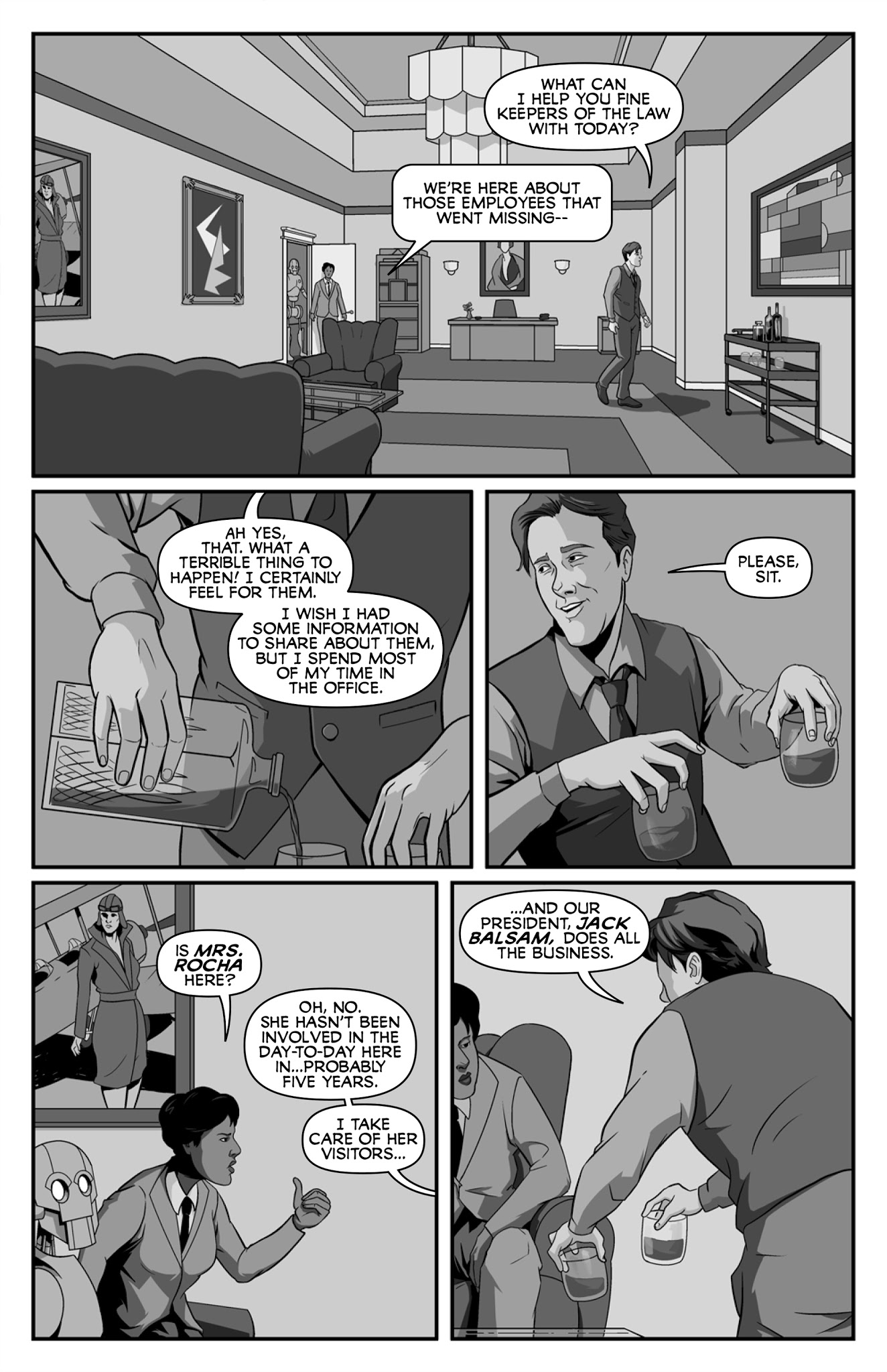 Read online Copernicus Jones: Robot Detective comic -  Issue #8 - 9