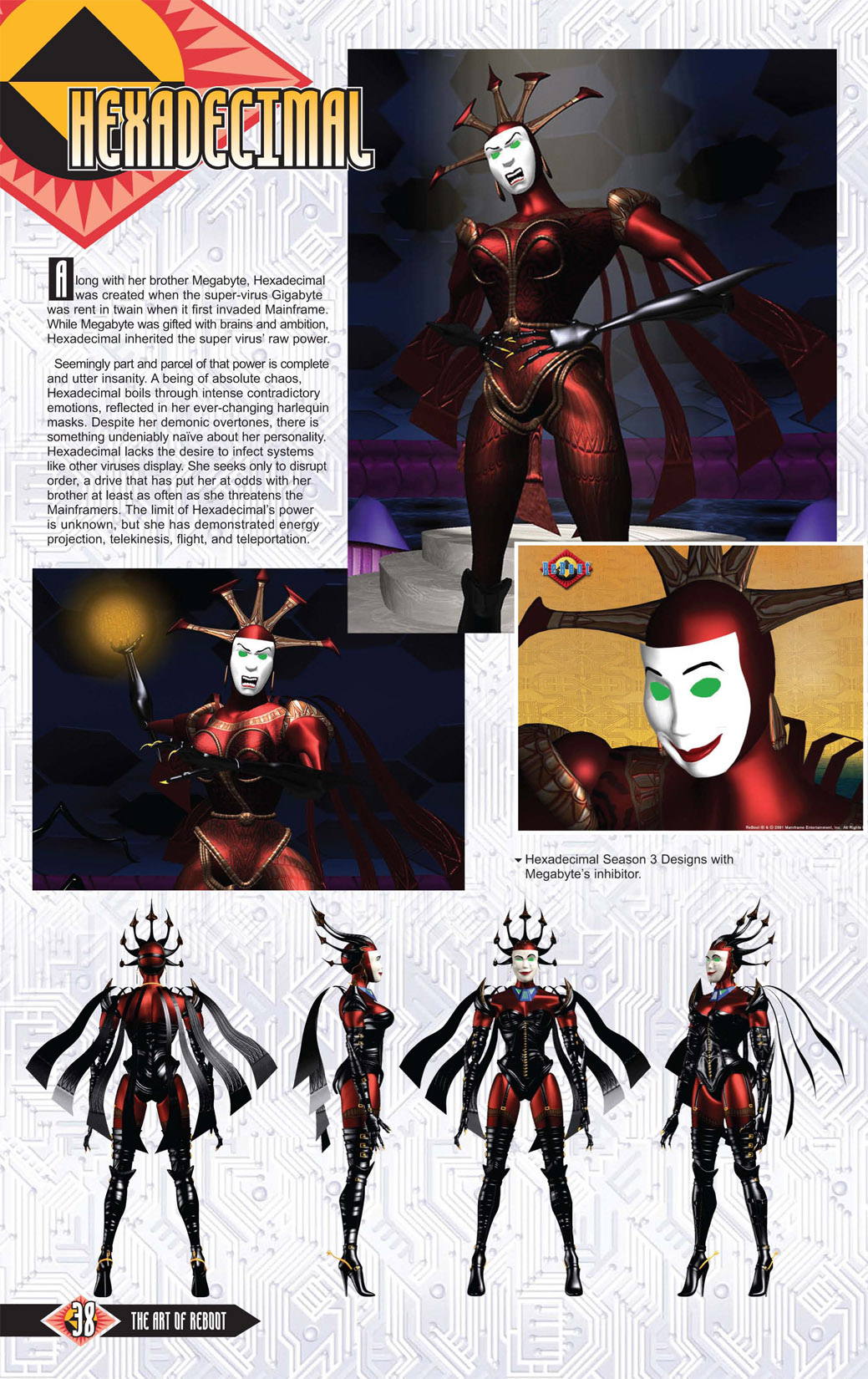 Read online The Art of Reboot comic -  Issue # TPB - 37