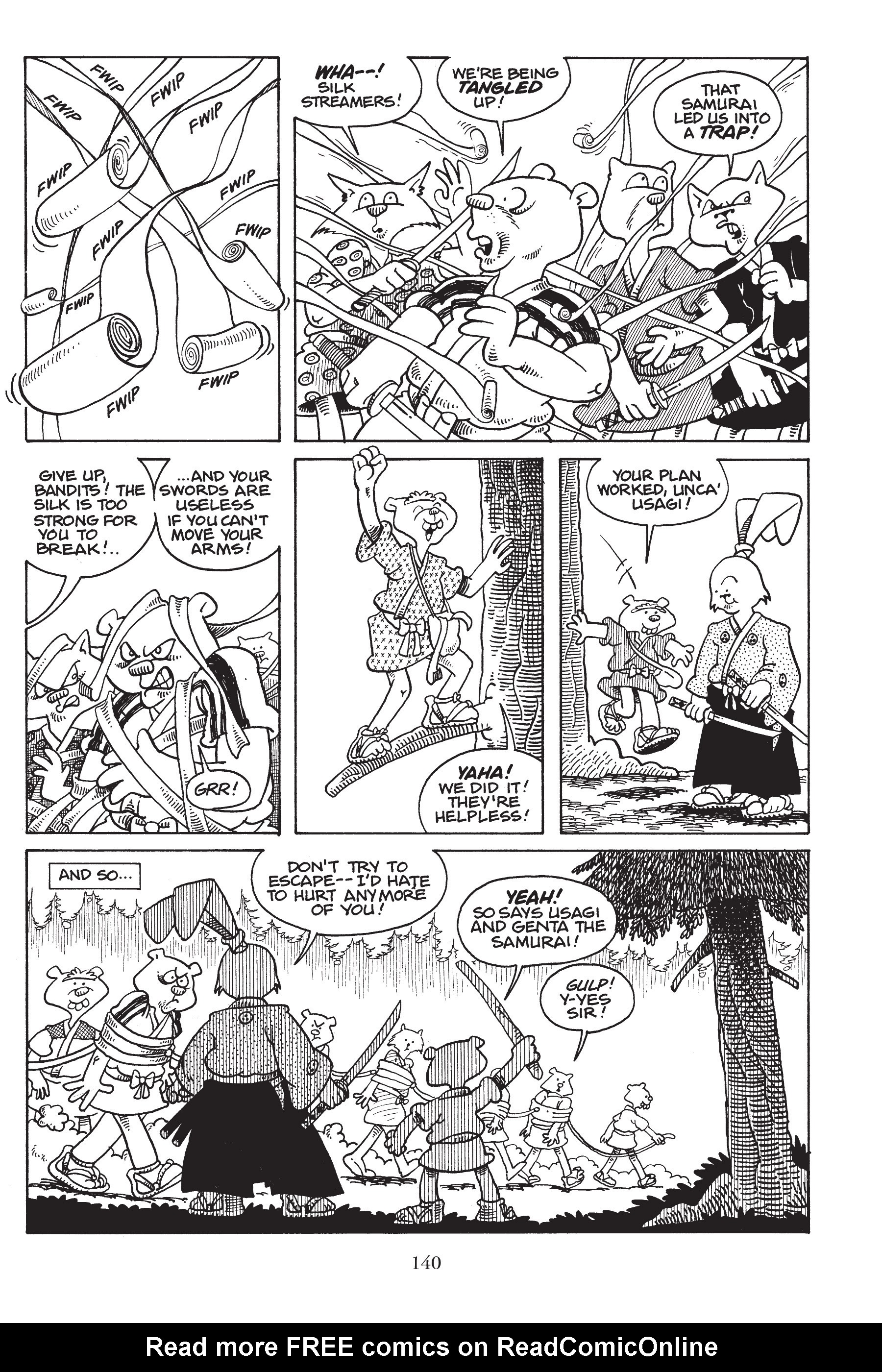 Read online Usagi Yojimbo (1987) comic -  Issue # _TPB 2 - 140