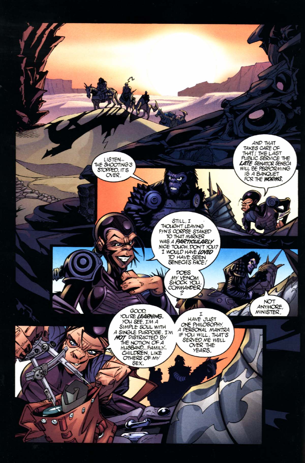 Read online Planet of the Apes: The Human War comic -  Issue #3 - 8