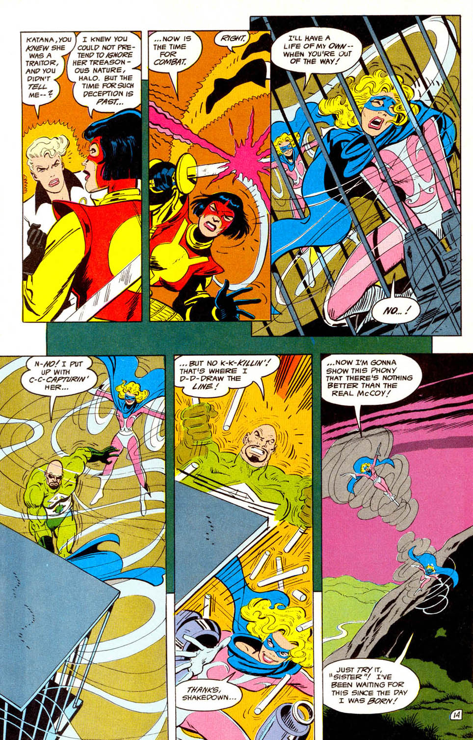 Read online The Outsiders (1985) comic -  Issue #20 - 15