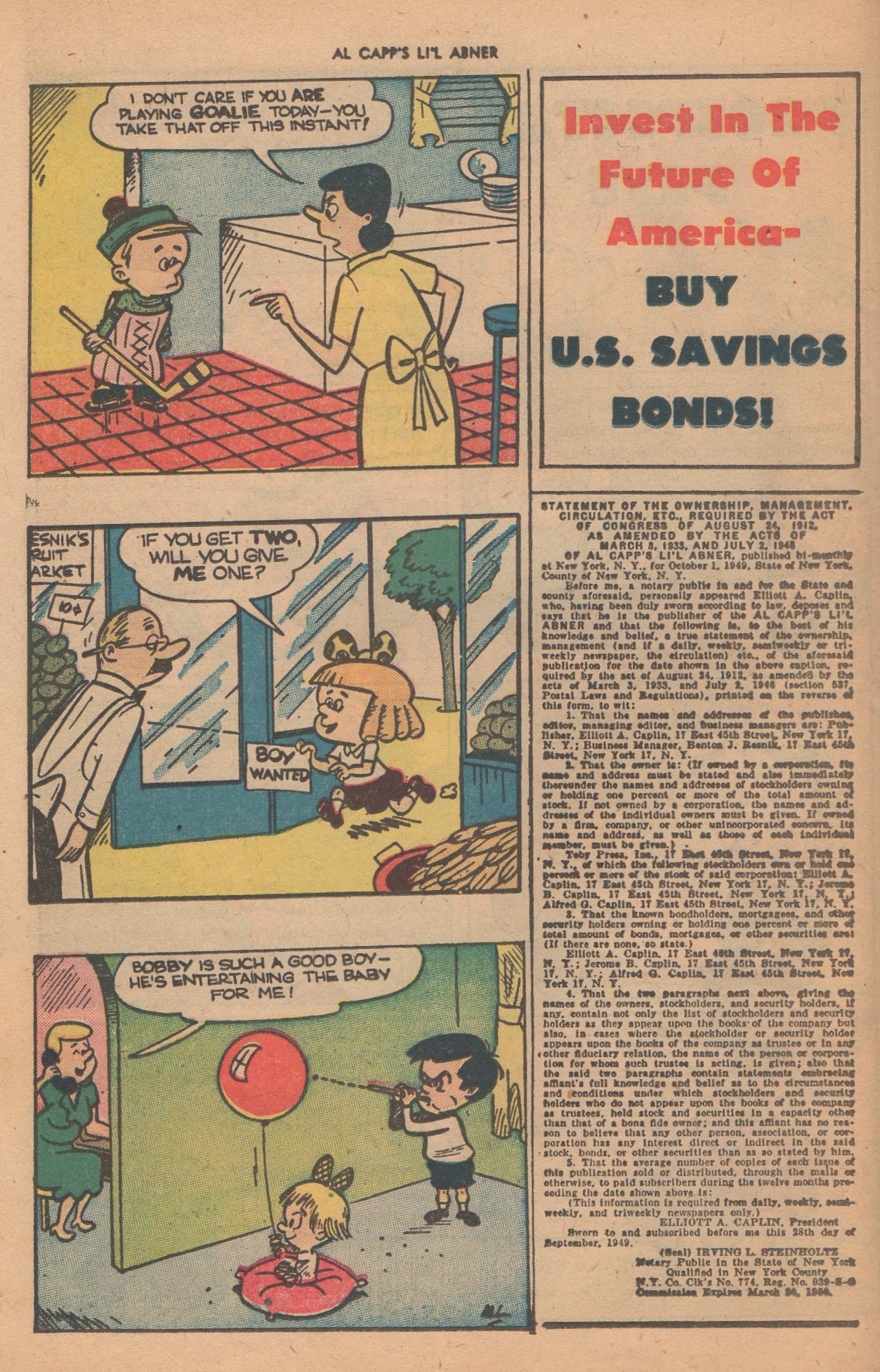 Read online Li'l Abner Comics comic -  Issue #75 - 26