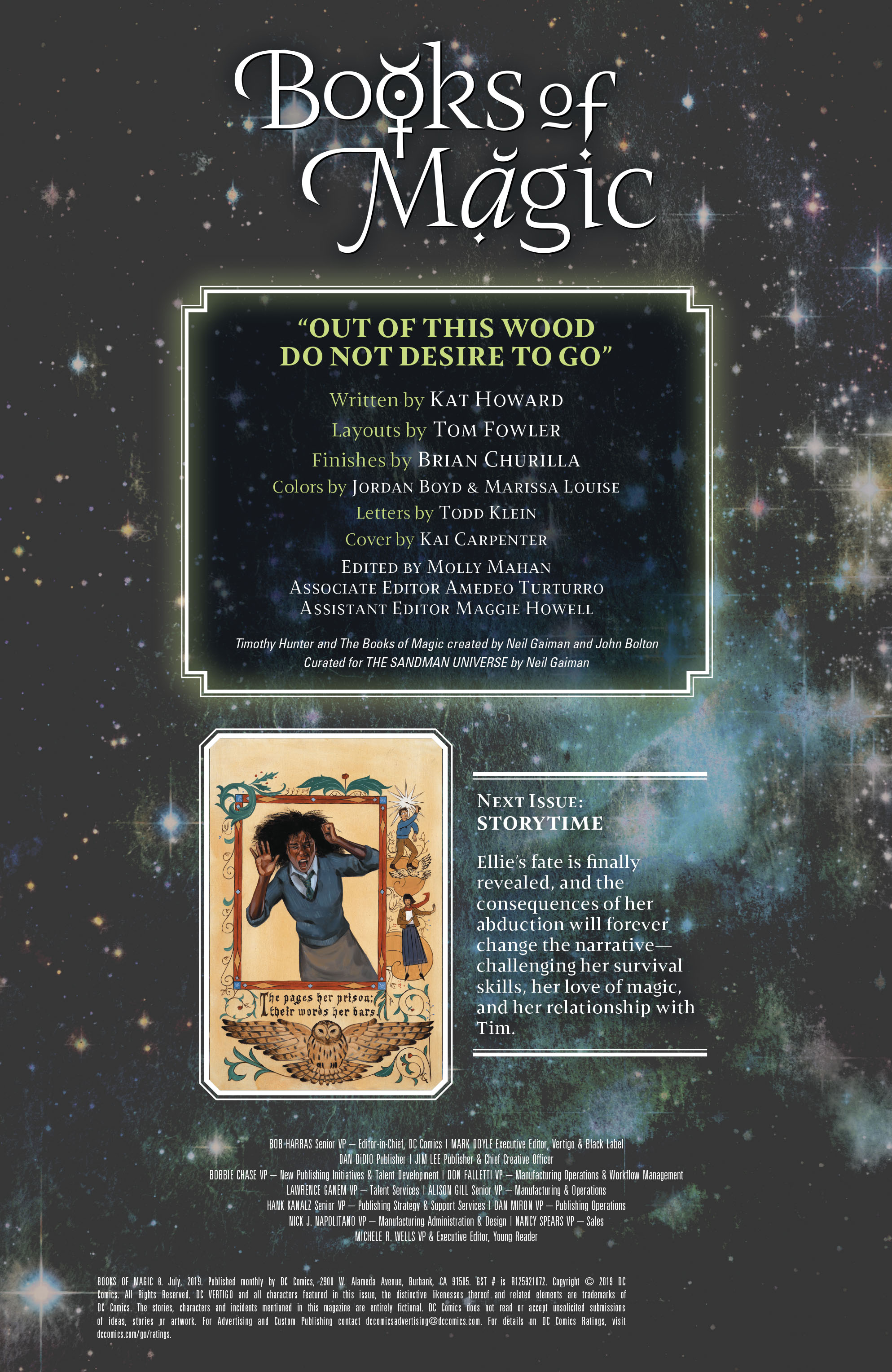 Read online Books of Magic (2018) comic -  Issue #8 - 24