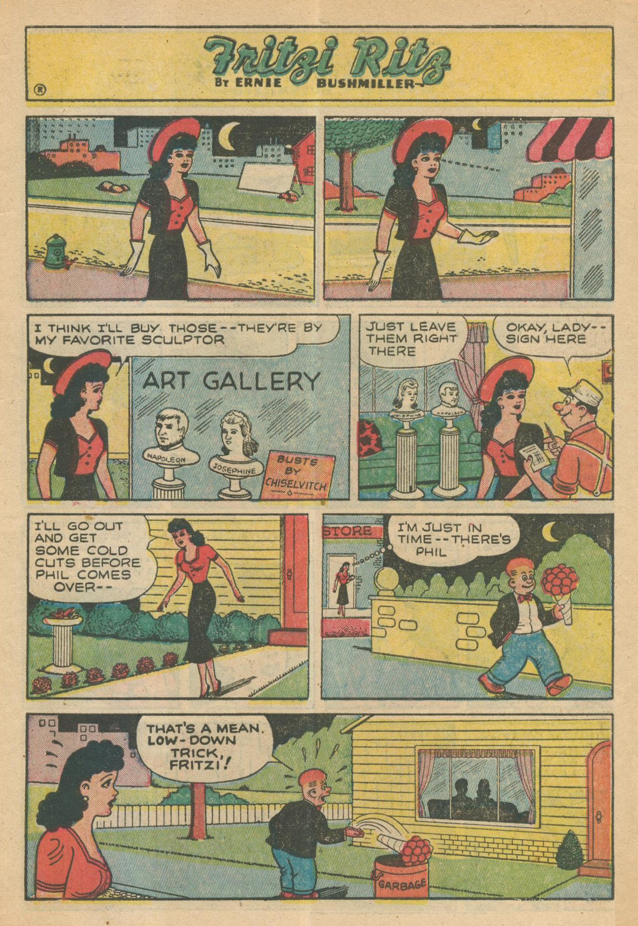 Read online Fritzi Ritz (1953) comic -  Issue #29 - 30