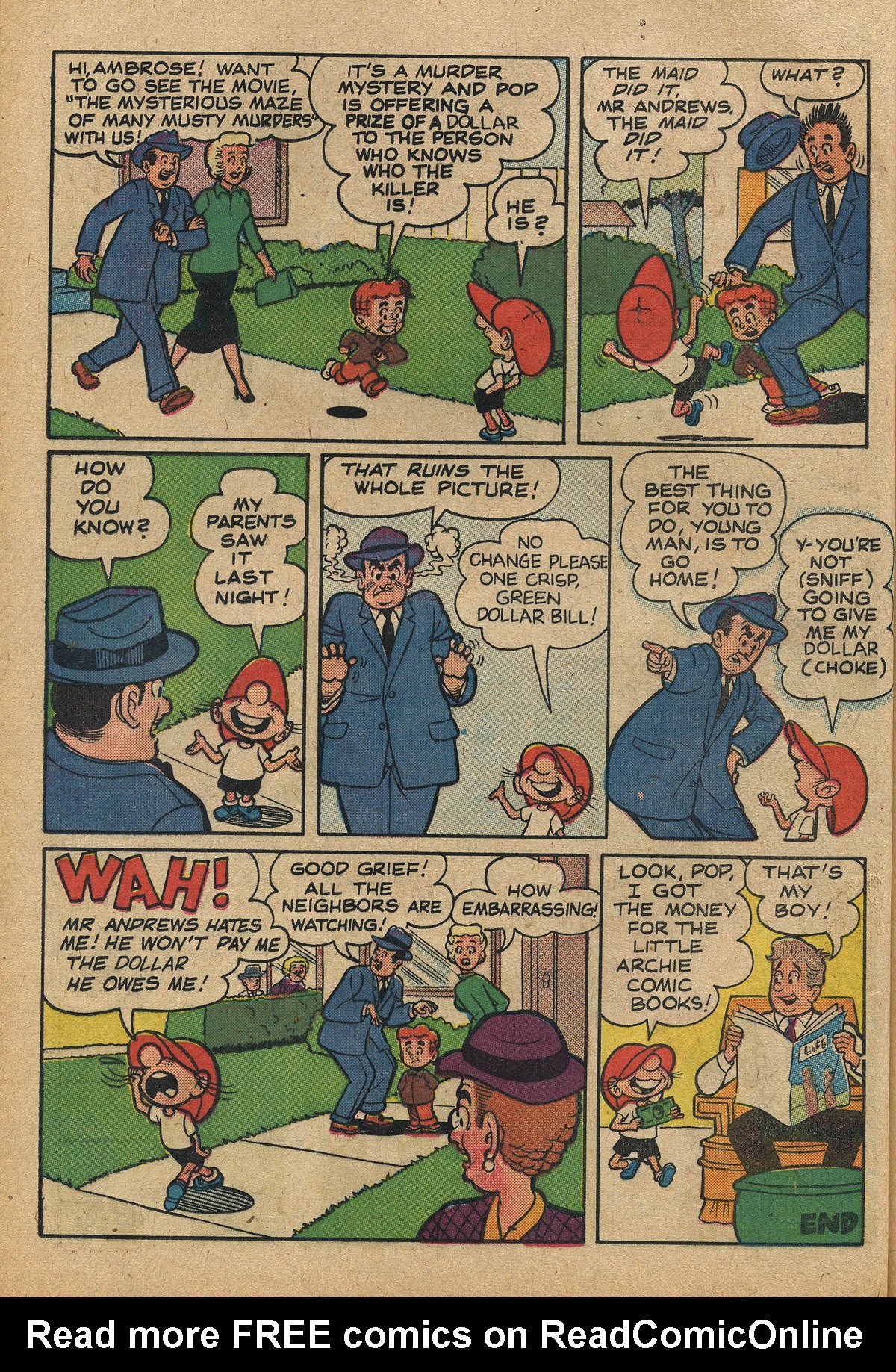 Read online Little Archie (1956) comic -  Issue #11 - 36