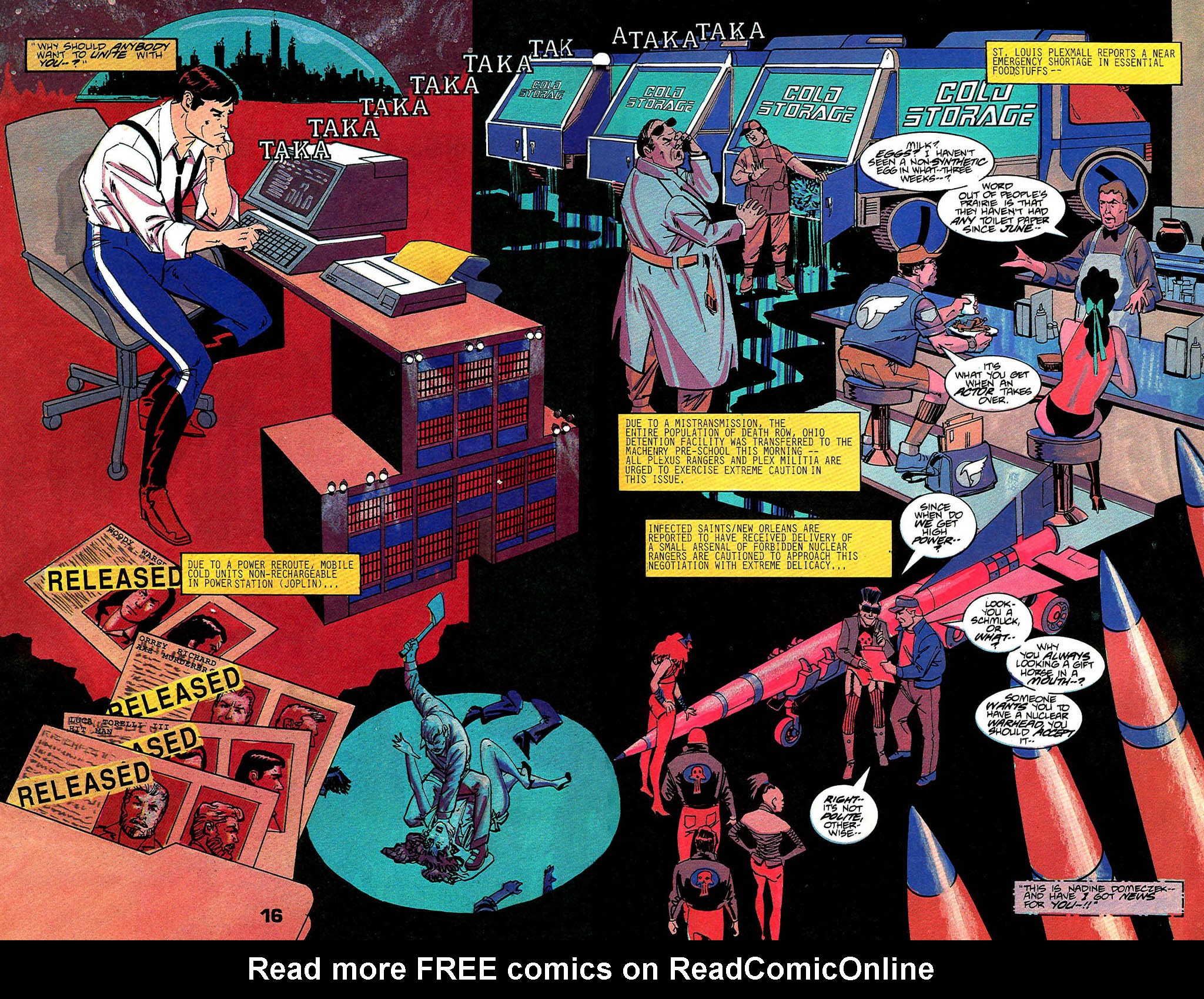 Read online American Flagg! comic -  Issue #50 - 20