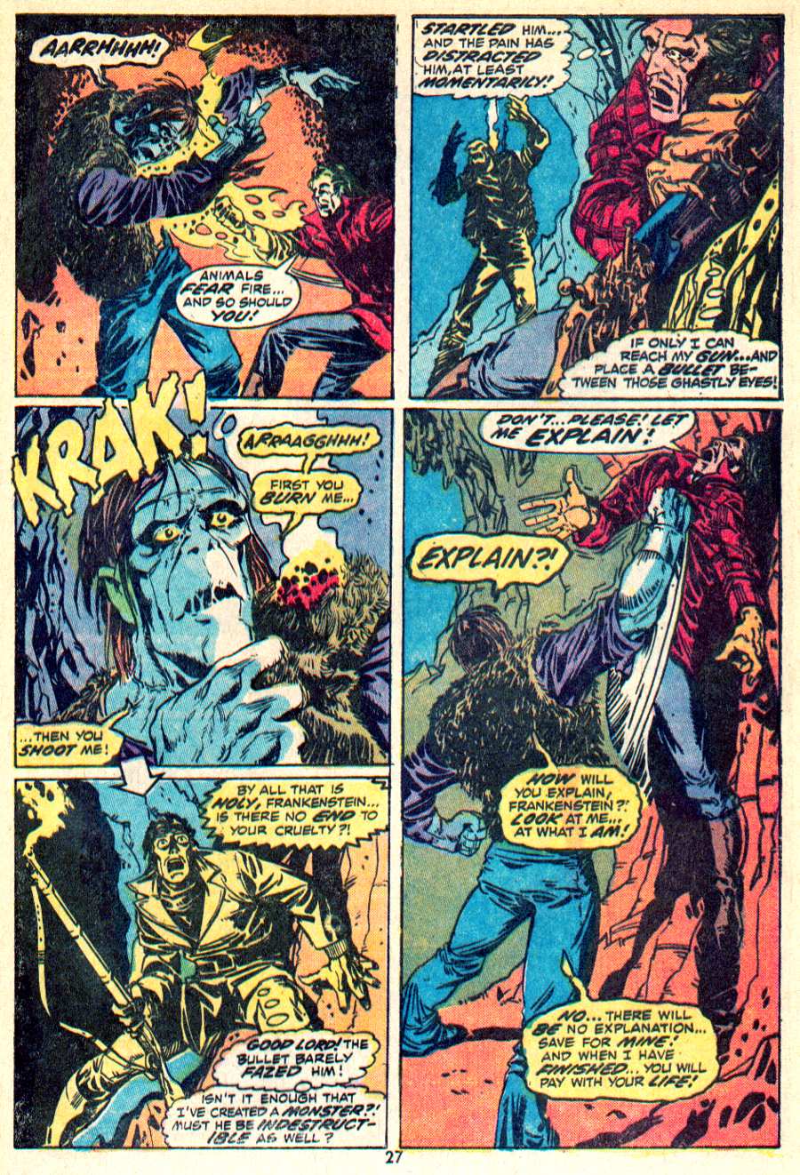 Read online Frankenstein (1973) comic -  Issue #1 - 18