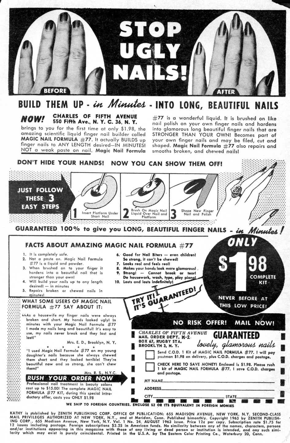 Read online Kathy (1959) comic -  Issue #24 - 2