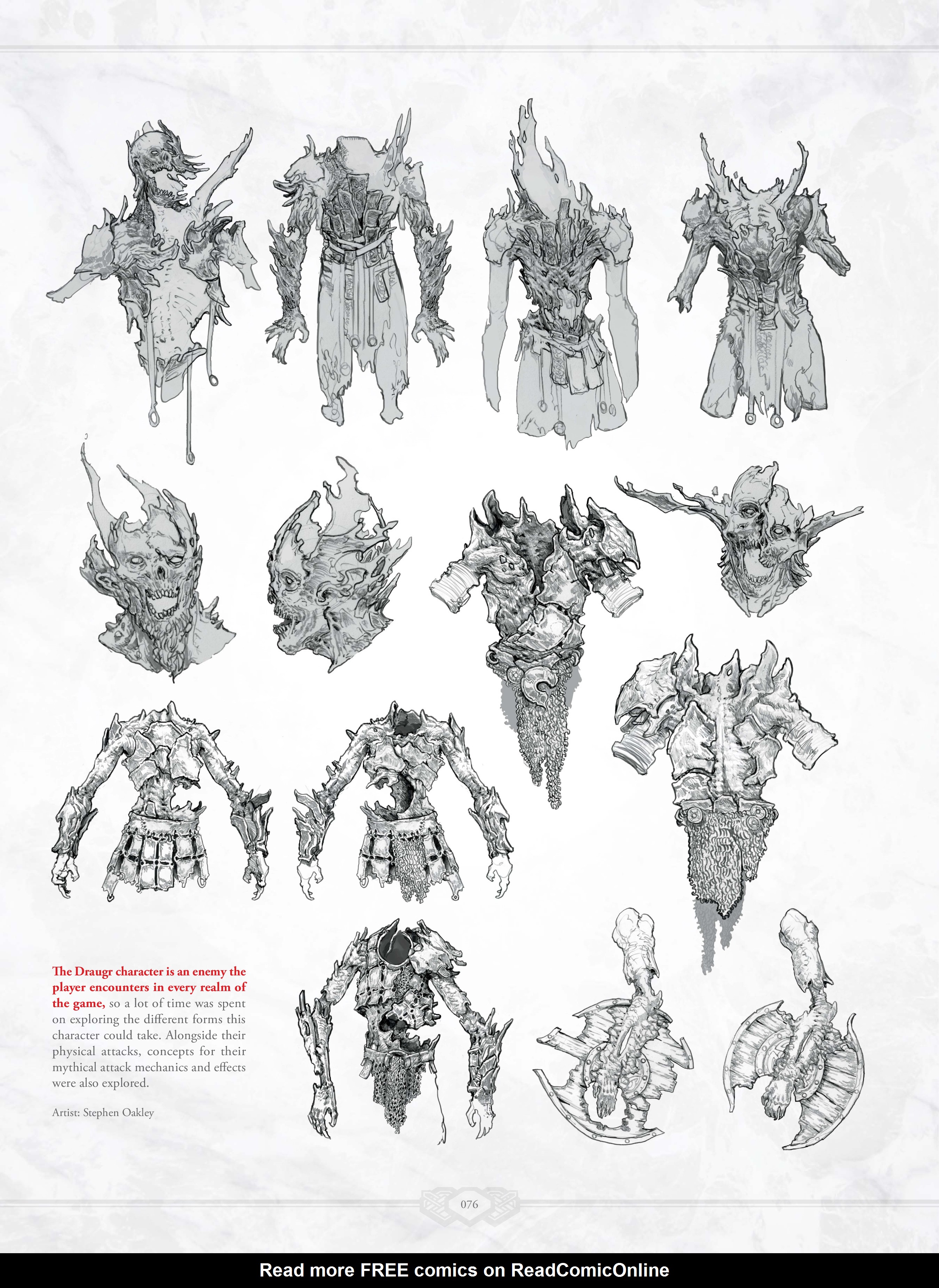 Read online The Art of God of War comic -  Issue # TPB (Part 1) - 73