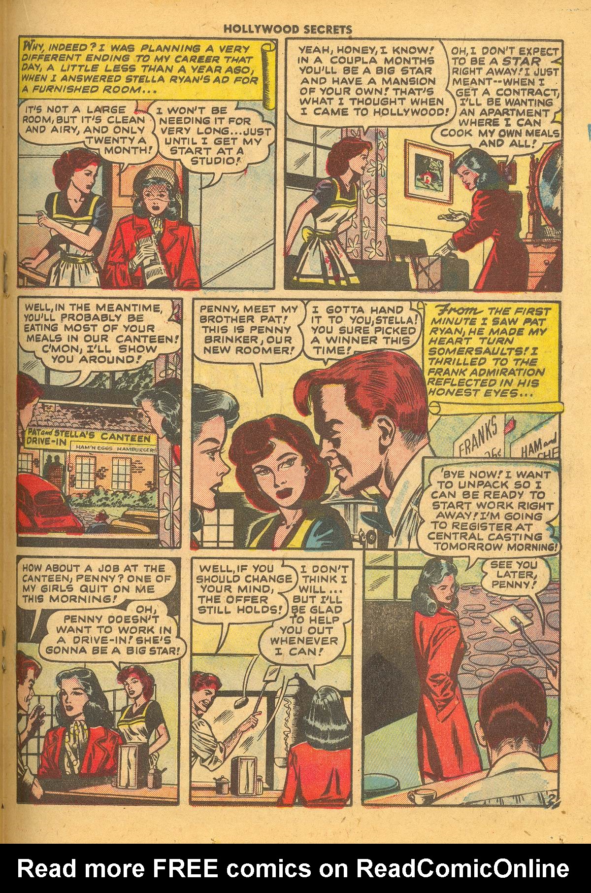 Read online Hollywood Secrets comic -  Issue #1 - 19