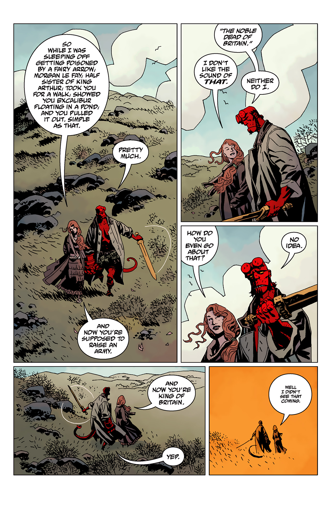 Read online Hellboy: The Wild Hunt comic -  Issue #8 - 20