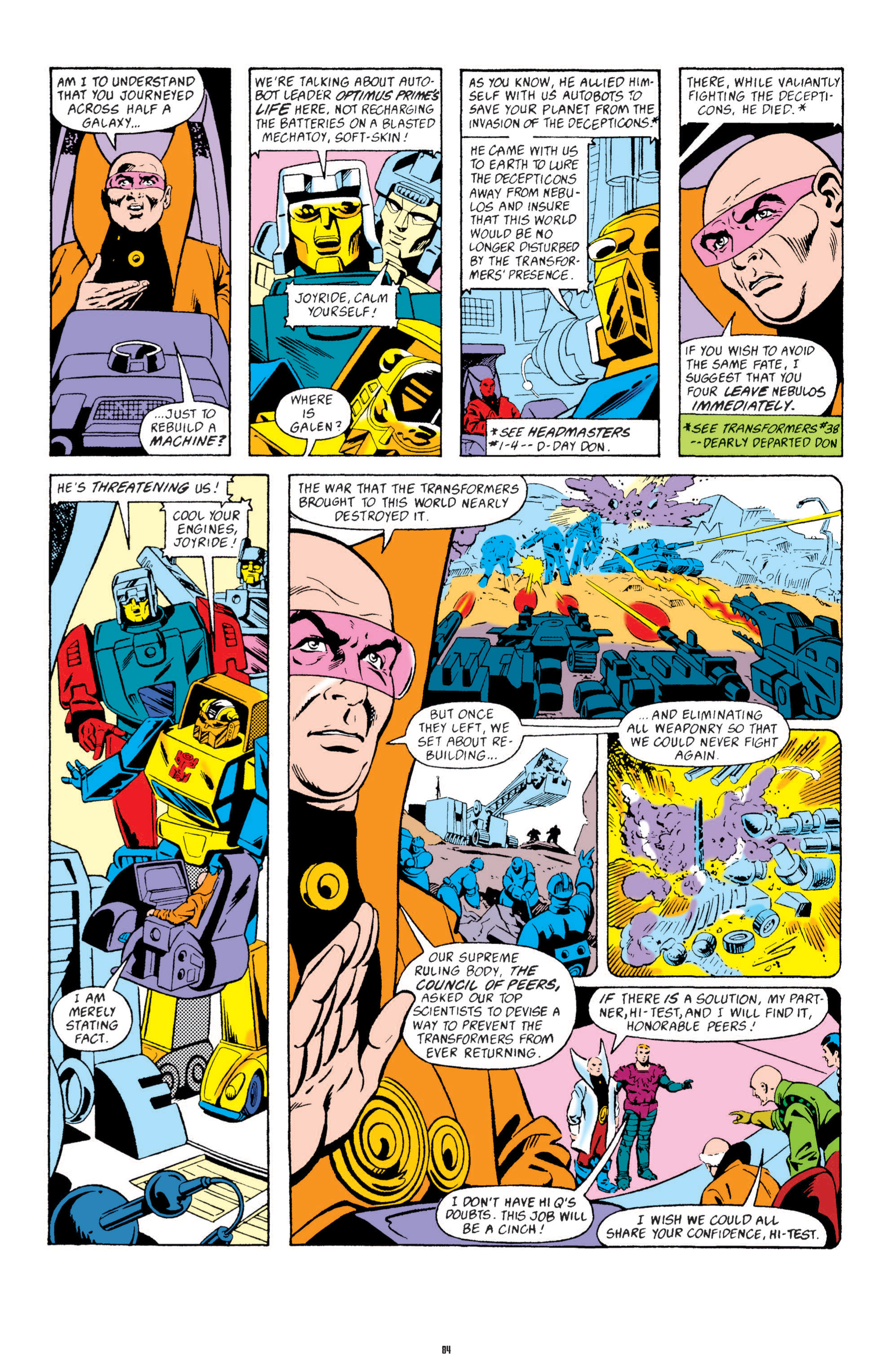 Read online The Transformers Classics comic -  Issue # TPB 4 - 85