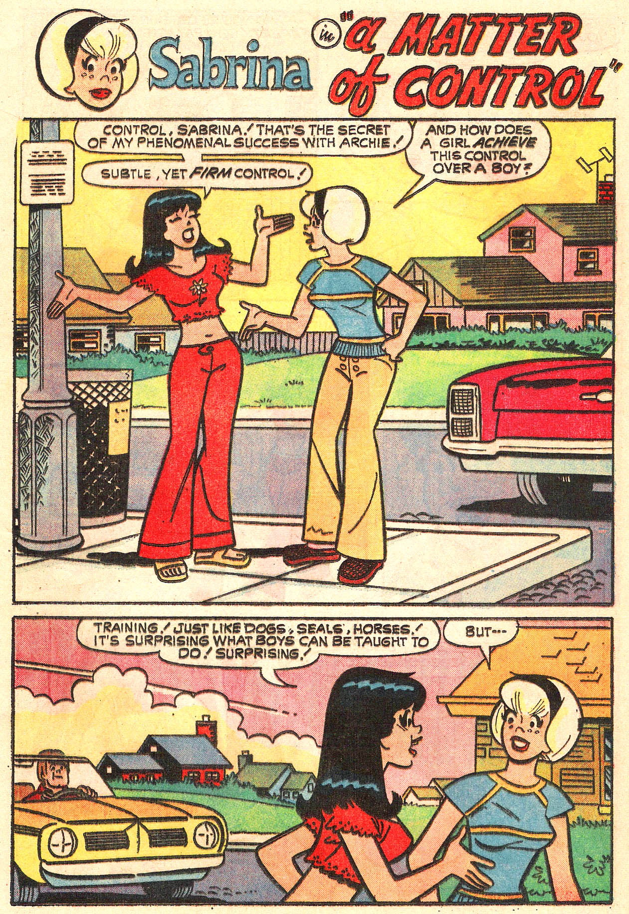 Read online Sabrina The Teenage Witch (1971) comic -  Issue #16 - 17