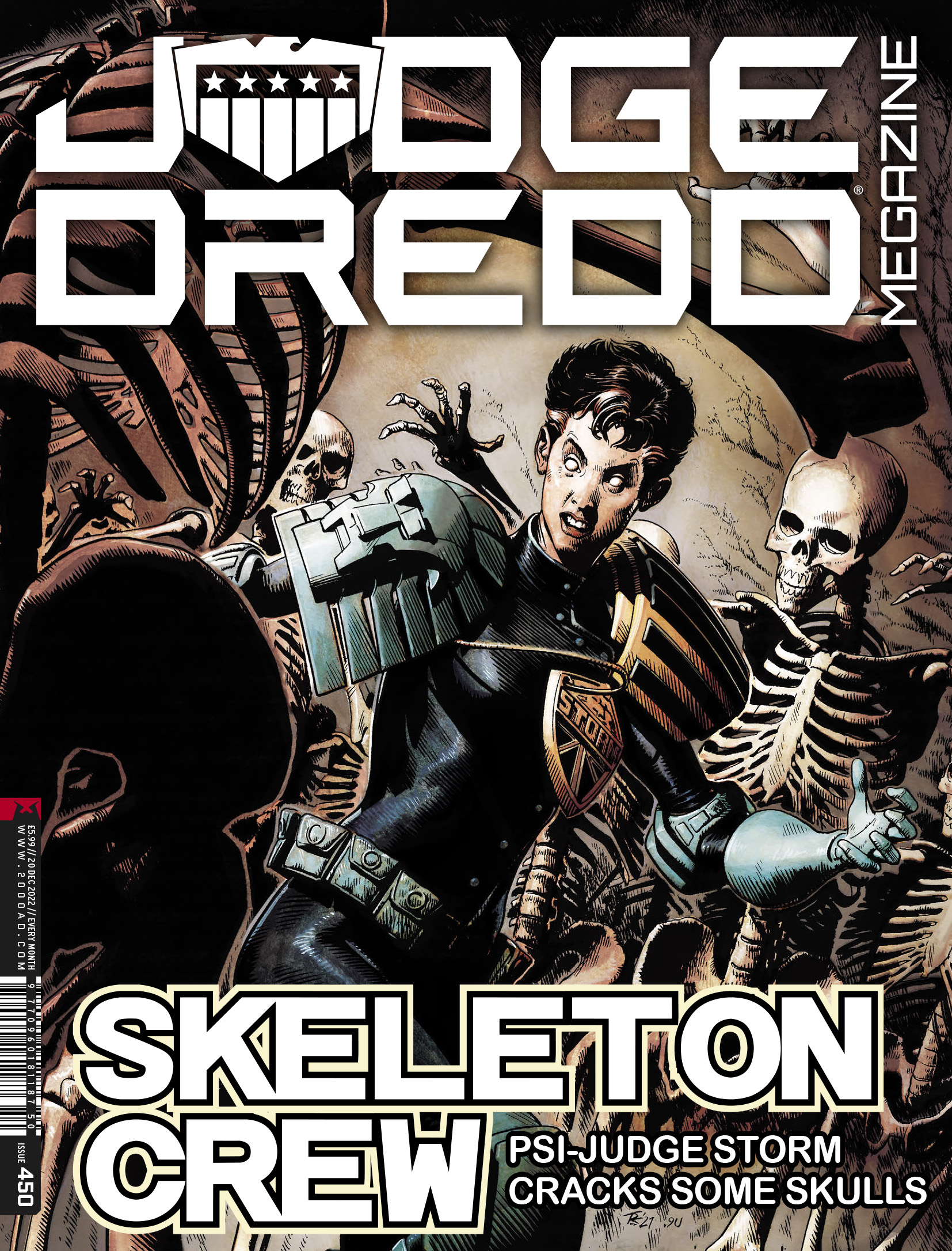 Read online Judge Dredd Megazine (Vol. 5) comic -  Issue #450 - 1