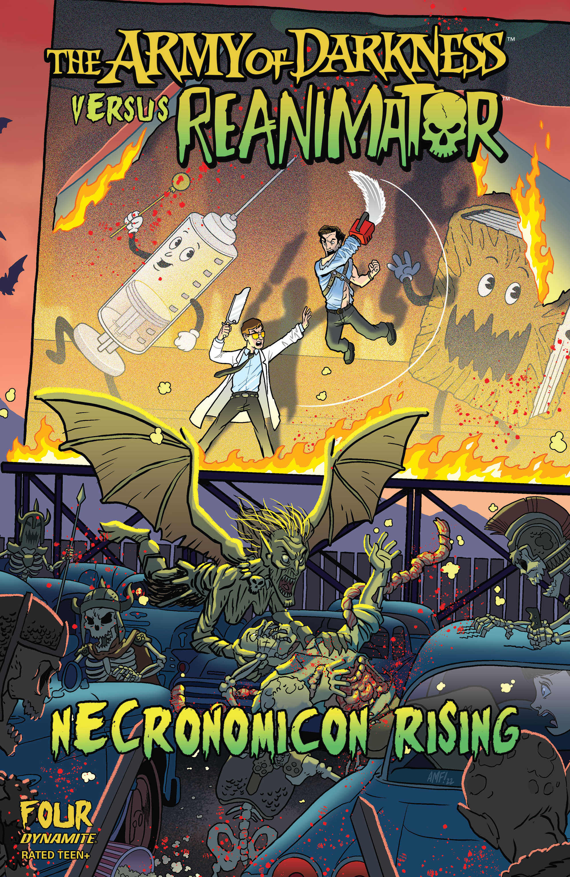 Read online Army of Darkness Vs. Reanimator: Necronomicon Rising comic -  Issue #4 - 1