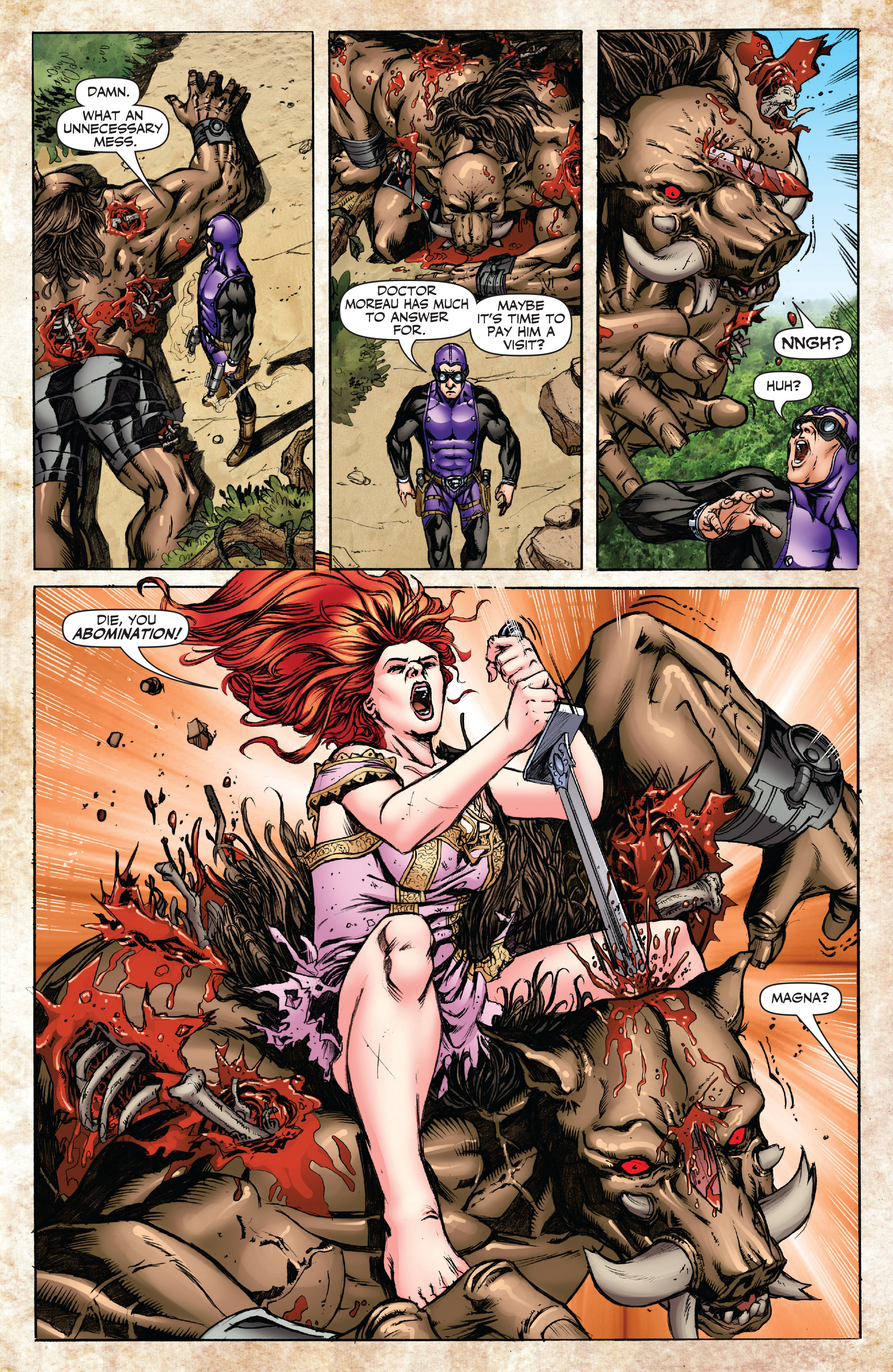 Read online Legenderry: A Steampunk Adventure comic -  Issue #4 - 21