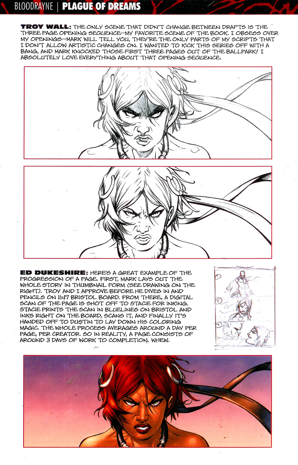 Read online BloodRayne: Plague of Dreams comic -  Issue #1 - 31