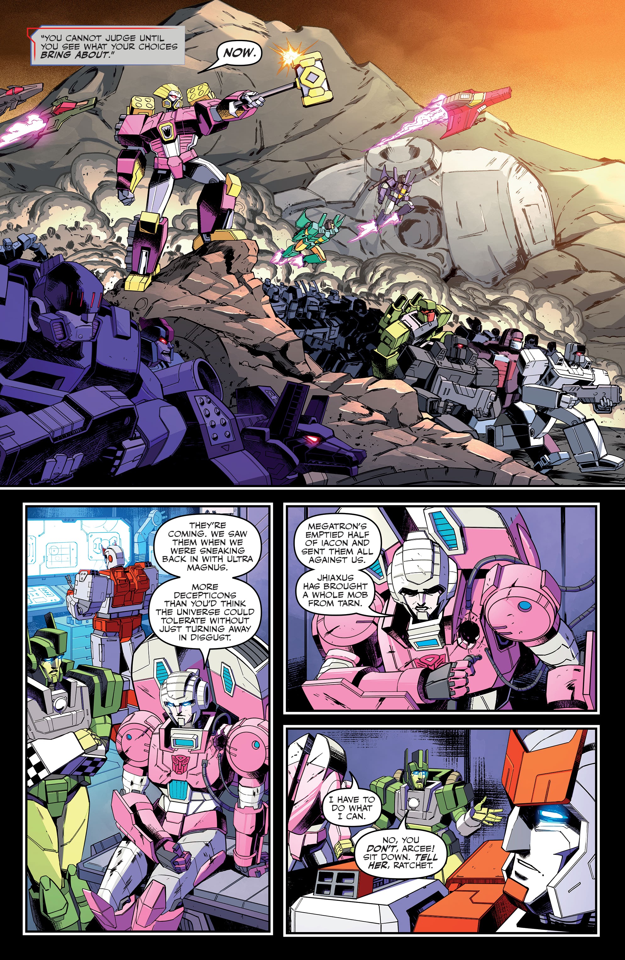 Read online Transformers (2019) comic -  Issue #40 - 7