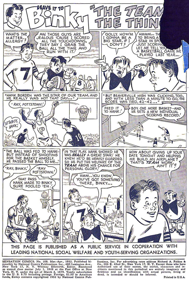 Read online Sensation (Mystery) Comics comic -  Issue #108 - 2