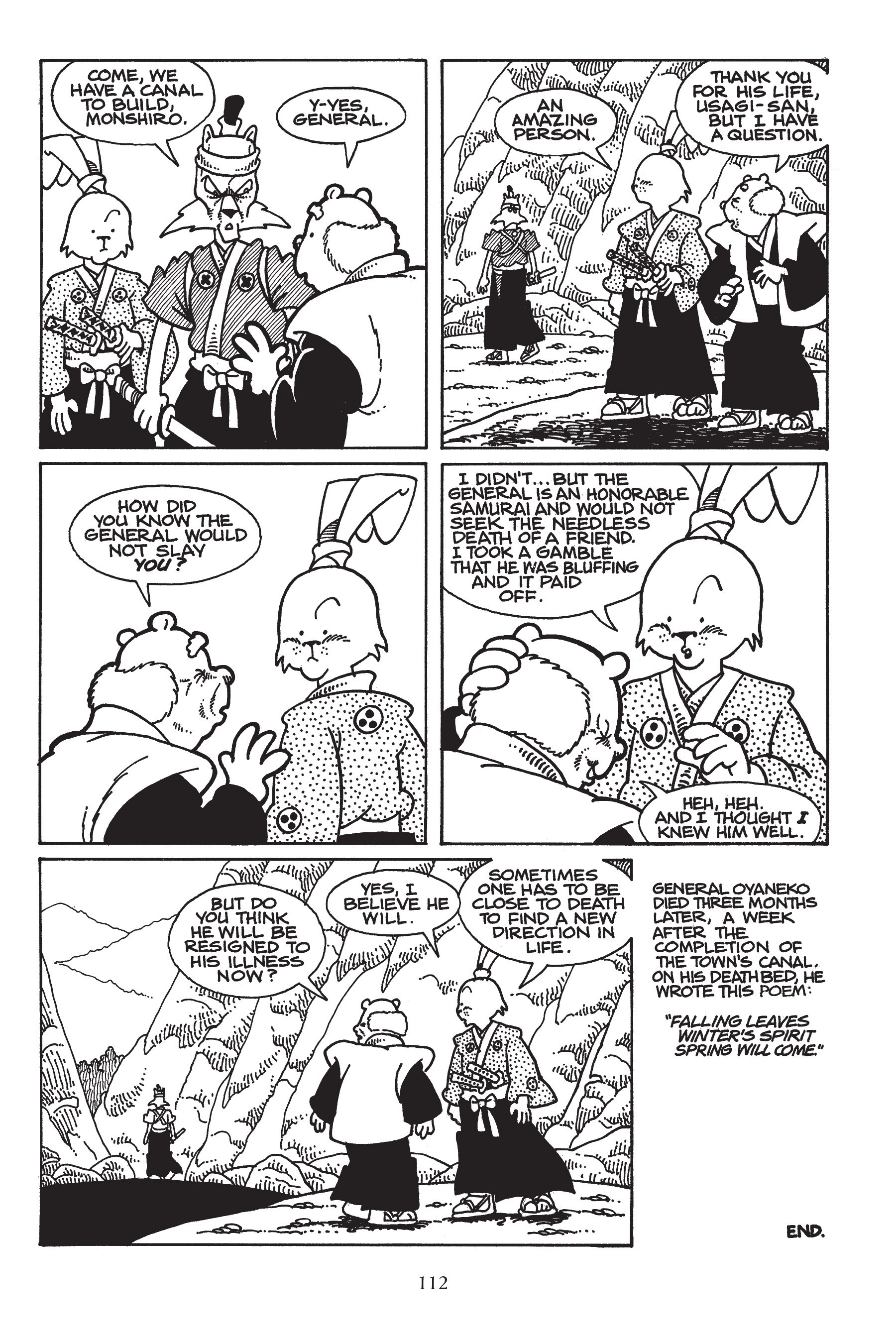 Read online Usagi Yojimbo (1987) comic -  Issue # _TPB 5 - 110