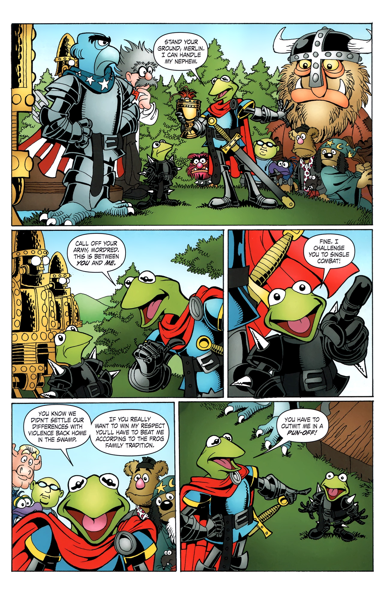 Read online Muppet King Arthur comic -  Issue #4 - 6