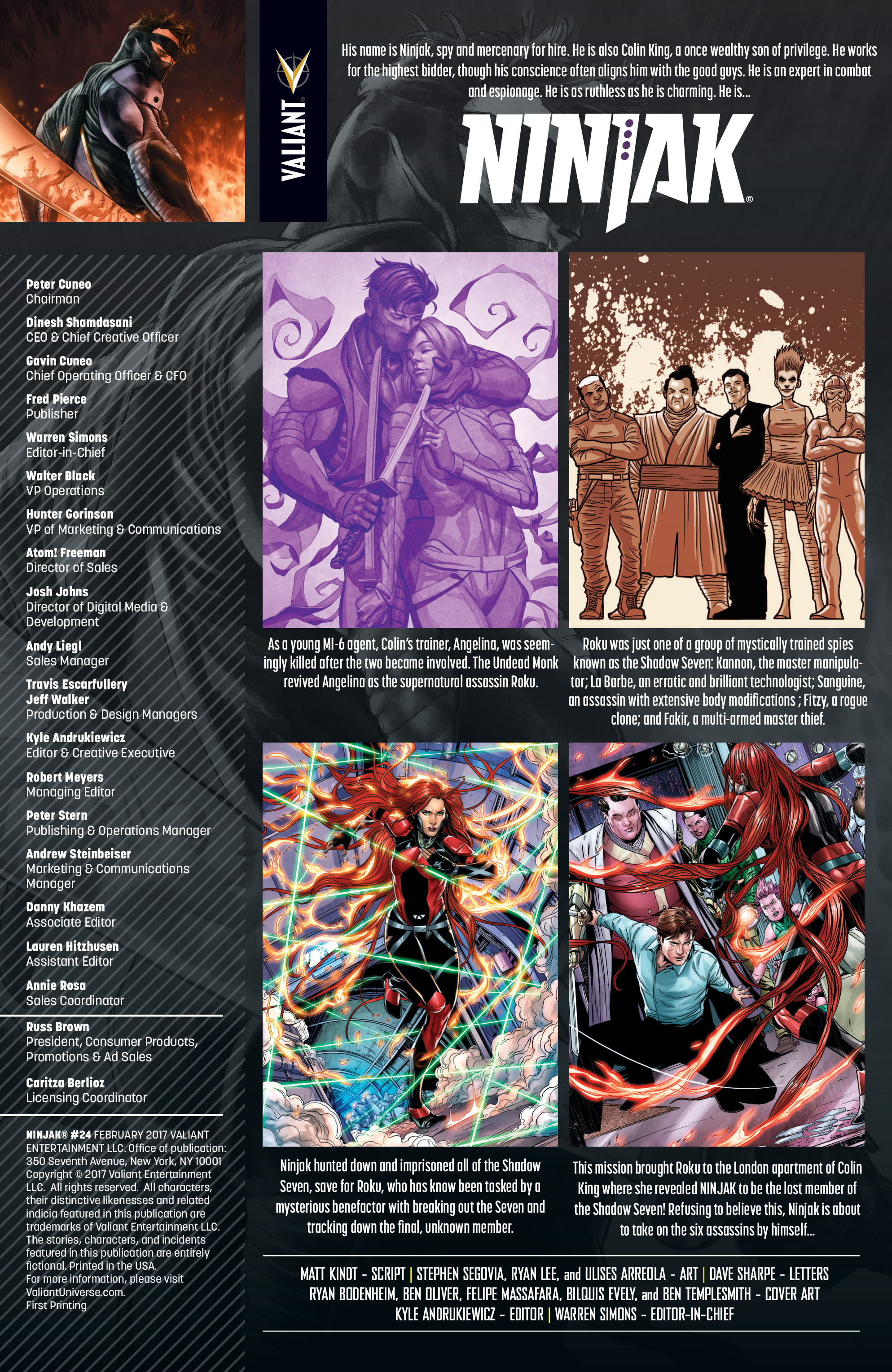 Read online Ninjak (2015) comic -  Issue #24 - 2