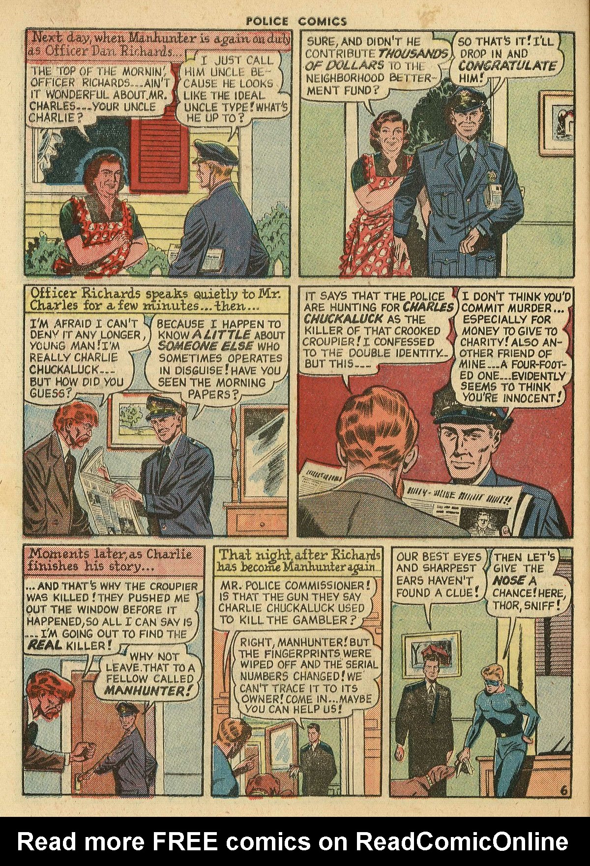 Read online Police Comics comic -  Issue #89 - 32